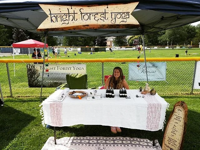 beautiful Saturday at the @morristownfoodtruck fest! #yoganj #morristownnj #community