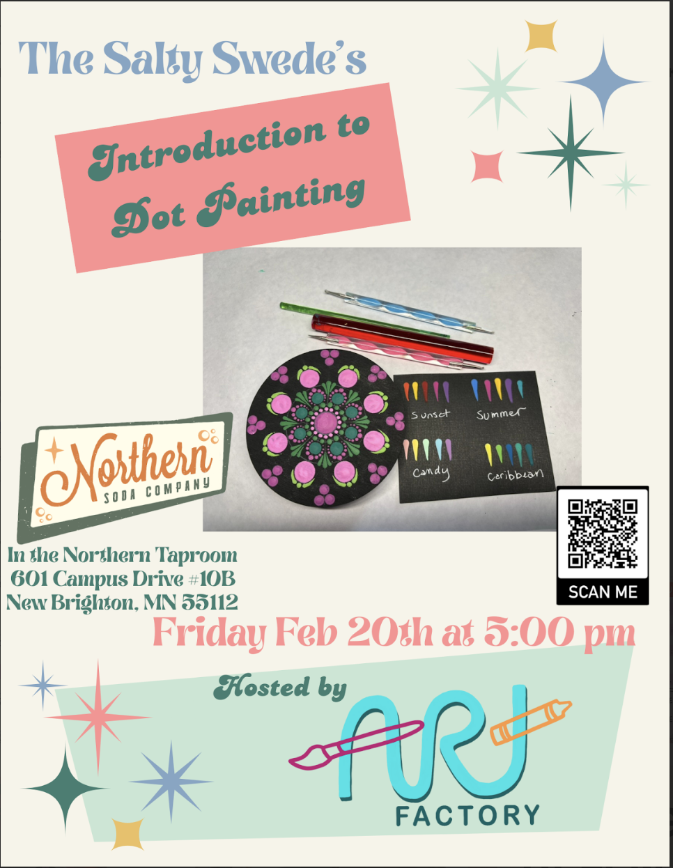 Introduction to Dot Painting Class