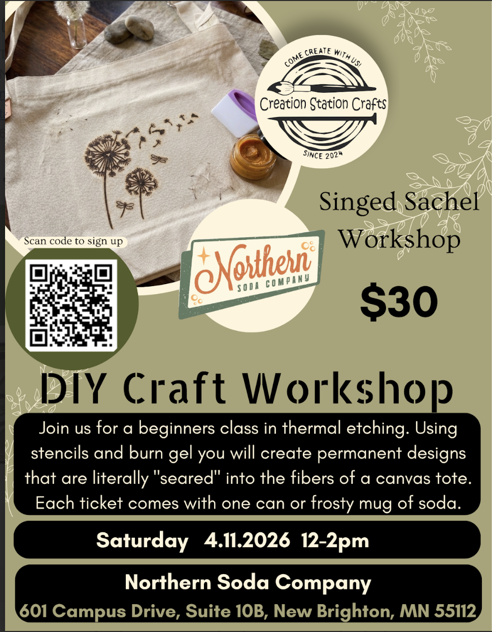 DIY Workshop: Make a singed satchel