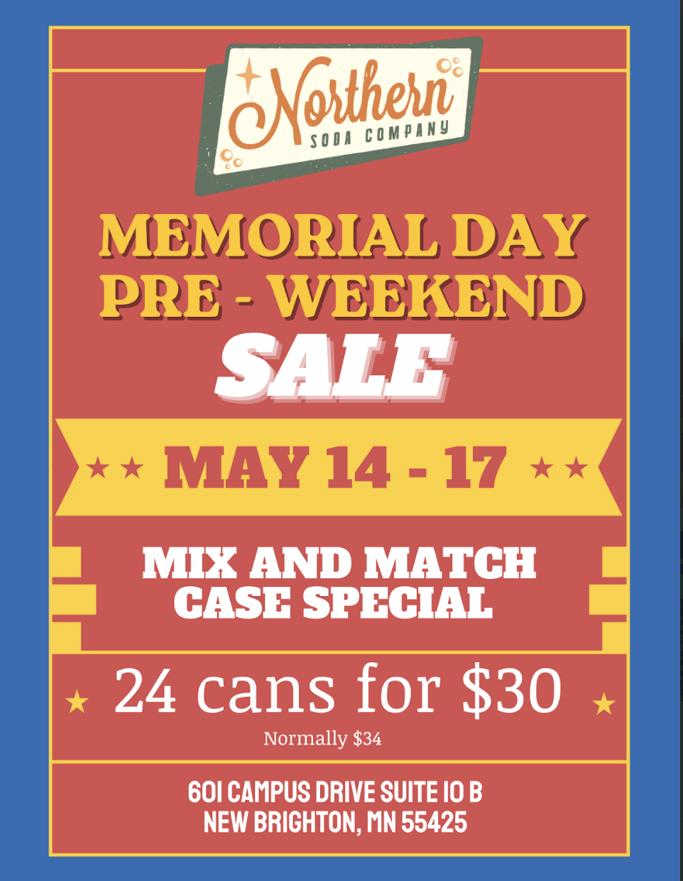 Pre Memorial Day Sale!