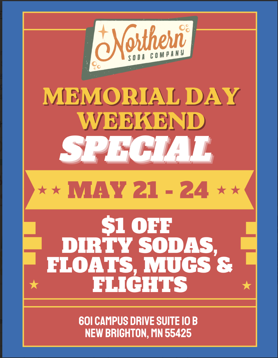 Memorial Day Sale!