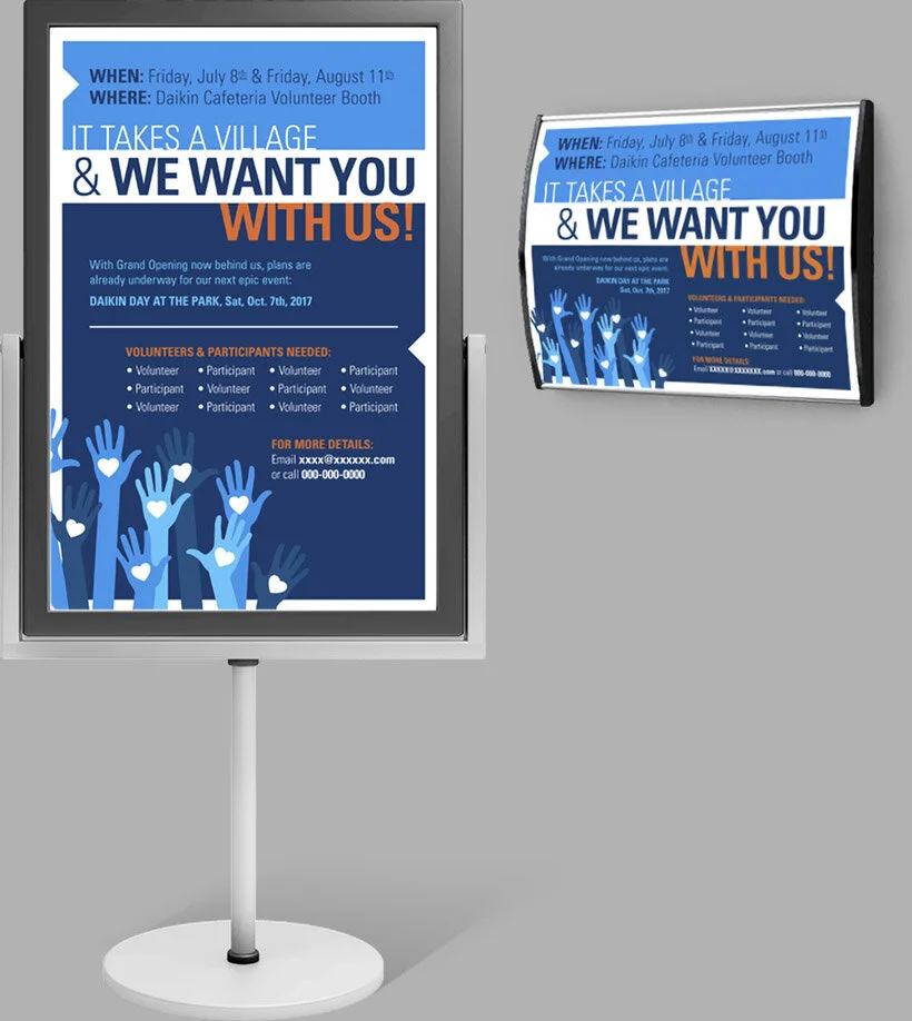 Volunteer Recruiting Signs, Banners & Flyers
