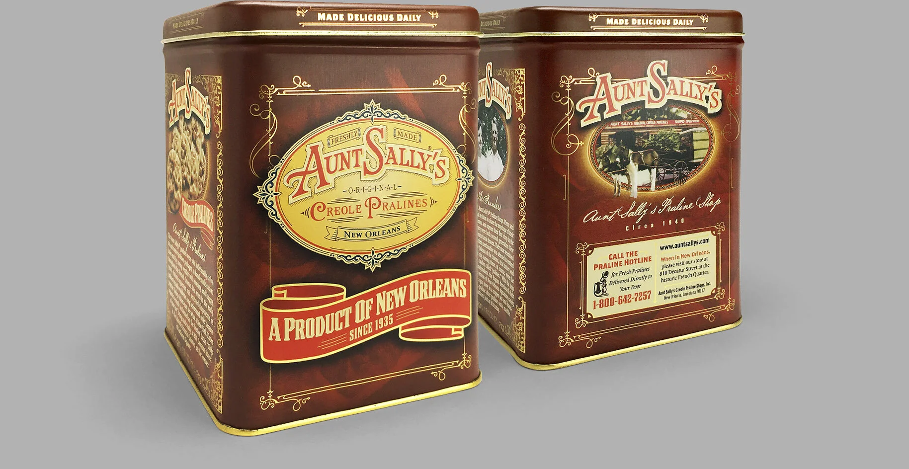 Collectable Tin & Praline Packaging
