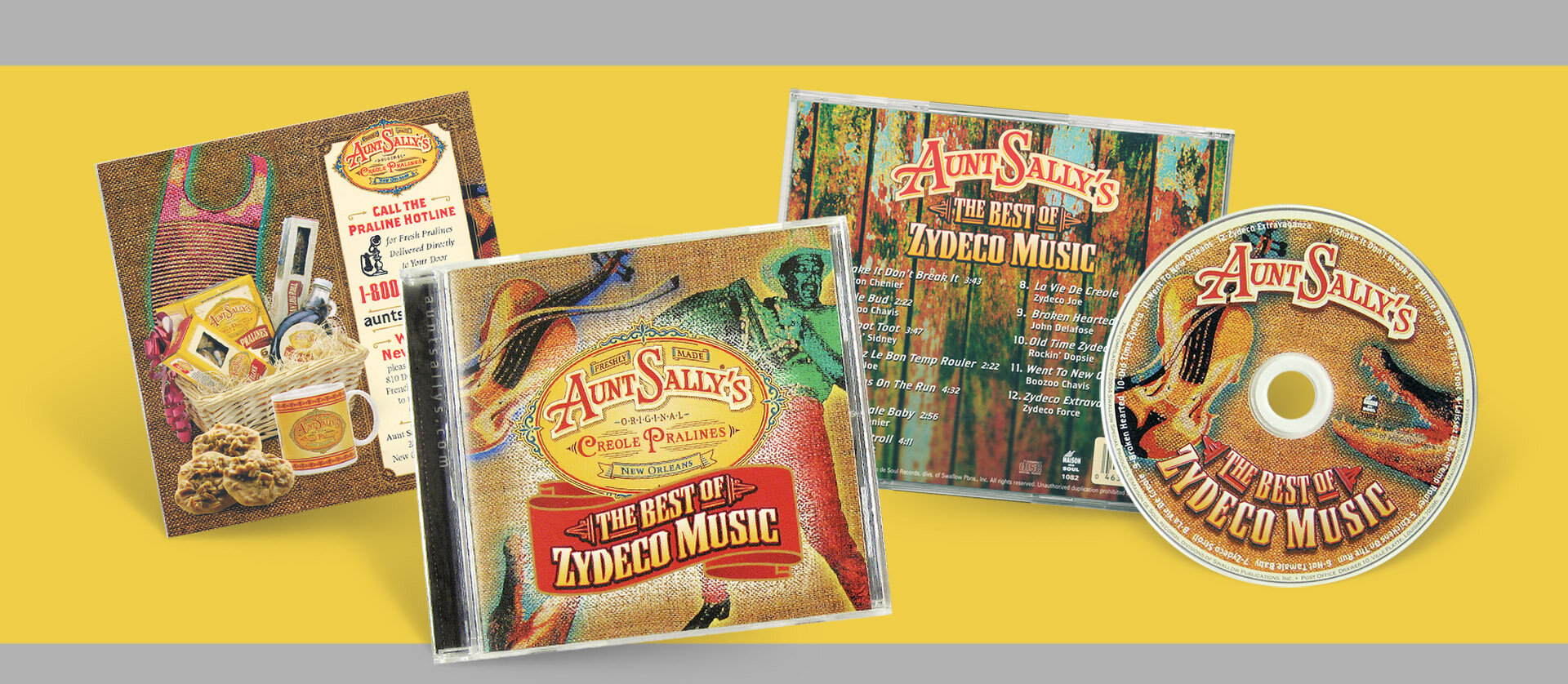 Zydeco music cd case