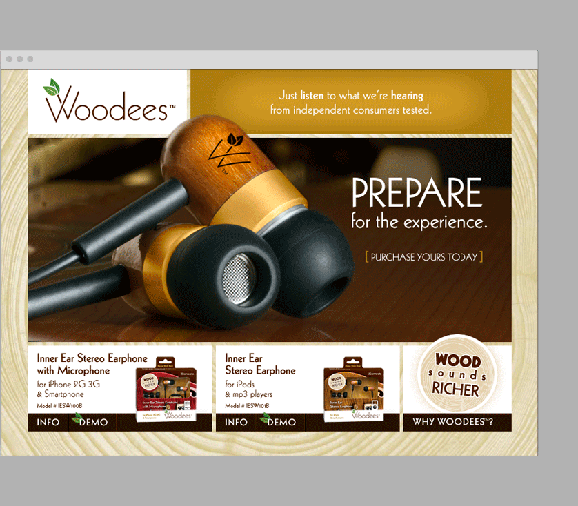 Product Information / E-Commerce Website
