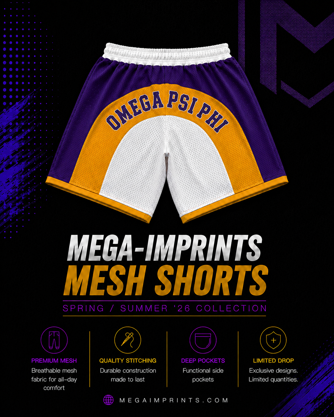 Three Tone Shorts