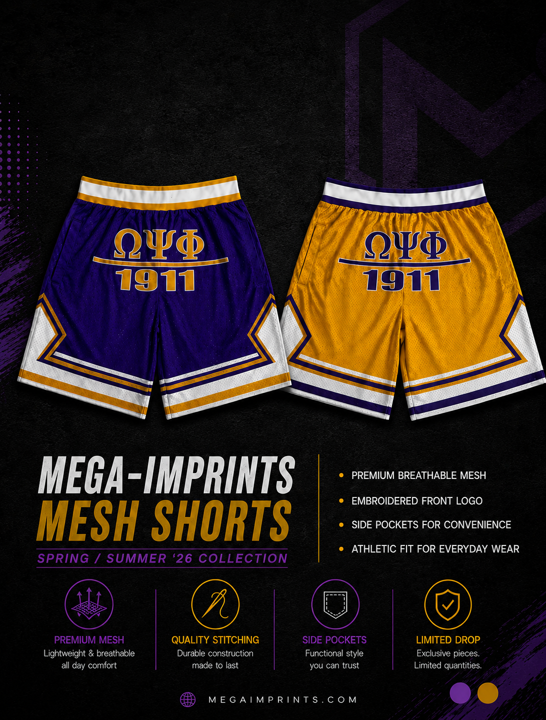 Omega | 1911 Mesh Shorts