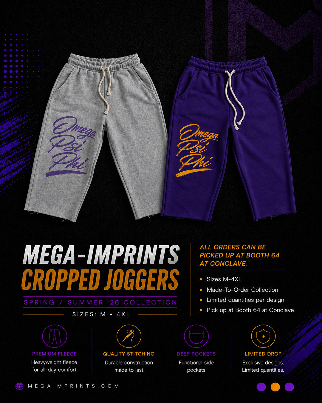 Bruhz Cropped Joggers (PRE-ORDER) Will Ship After Conclave