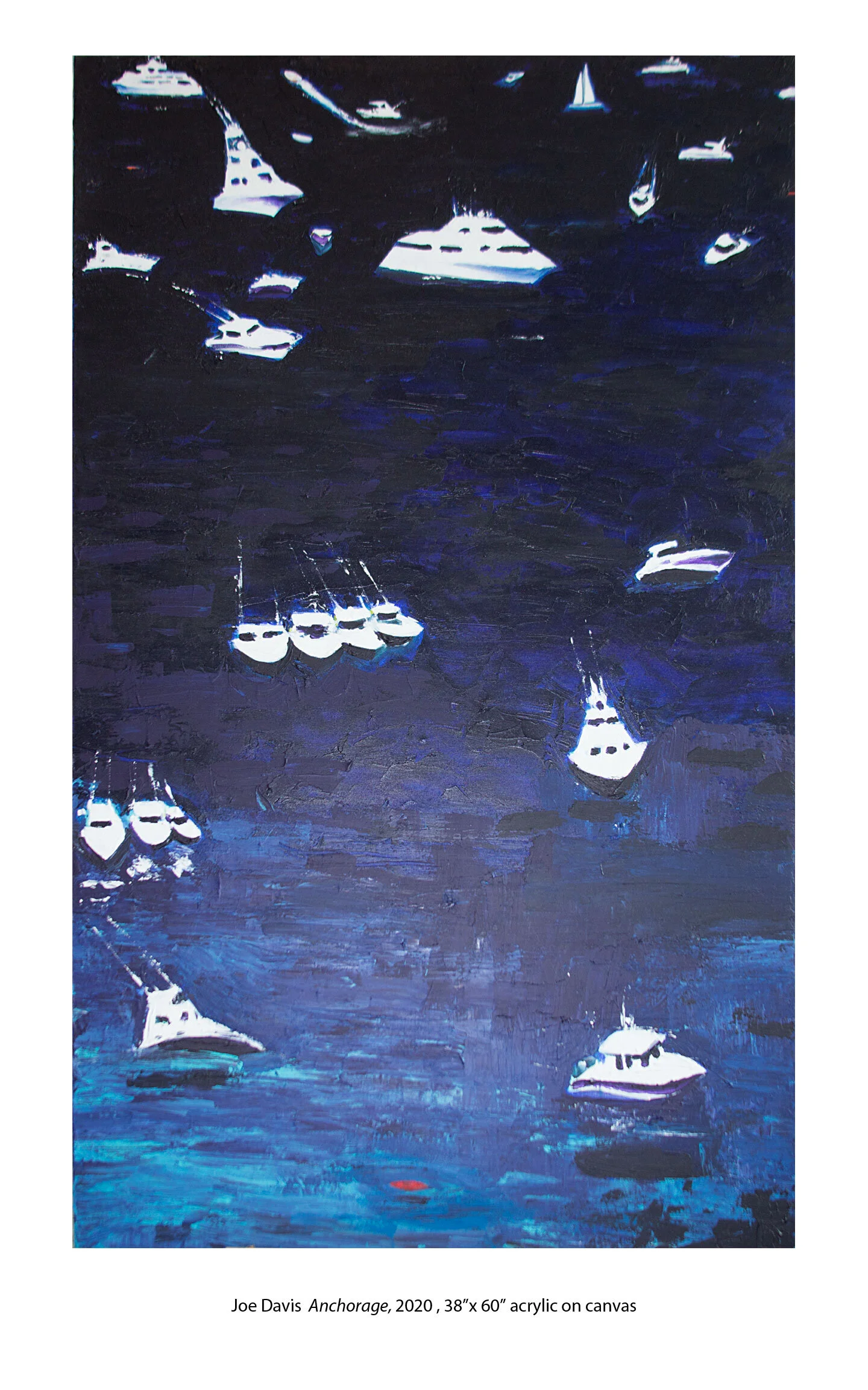 paintings by joe davis contemporary coastal beach boats cargo ships