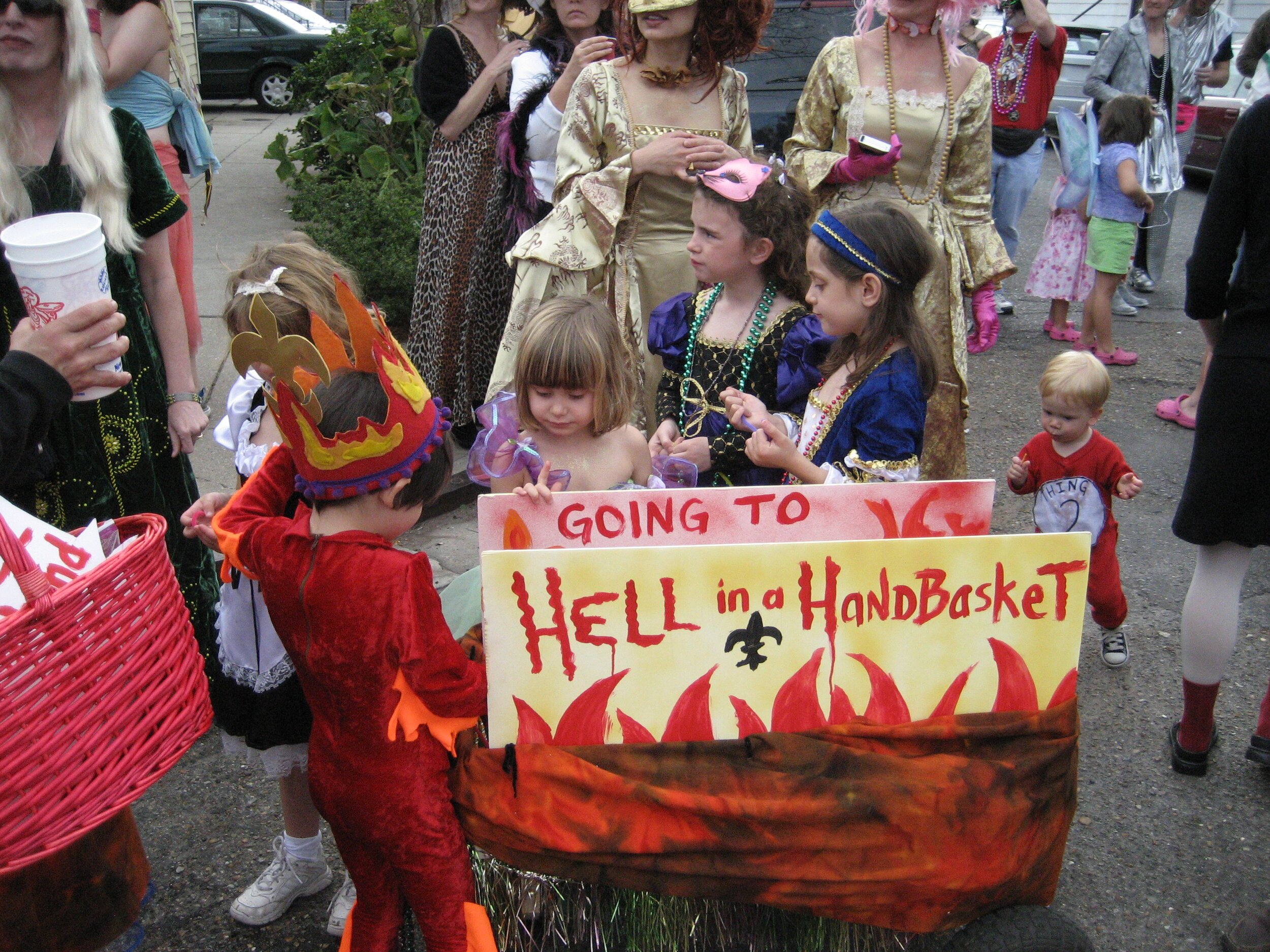 We're Going To Hell In A Handbasket!