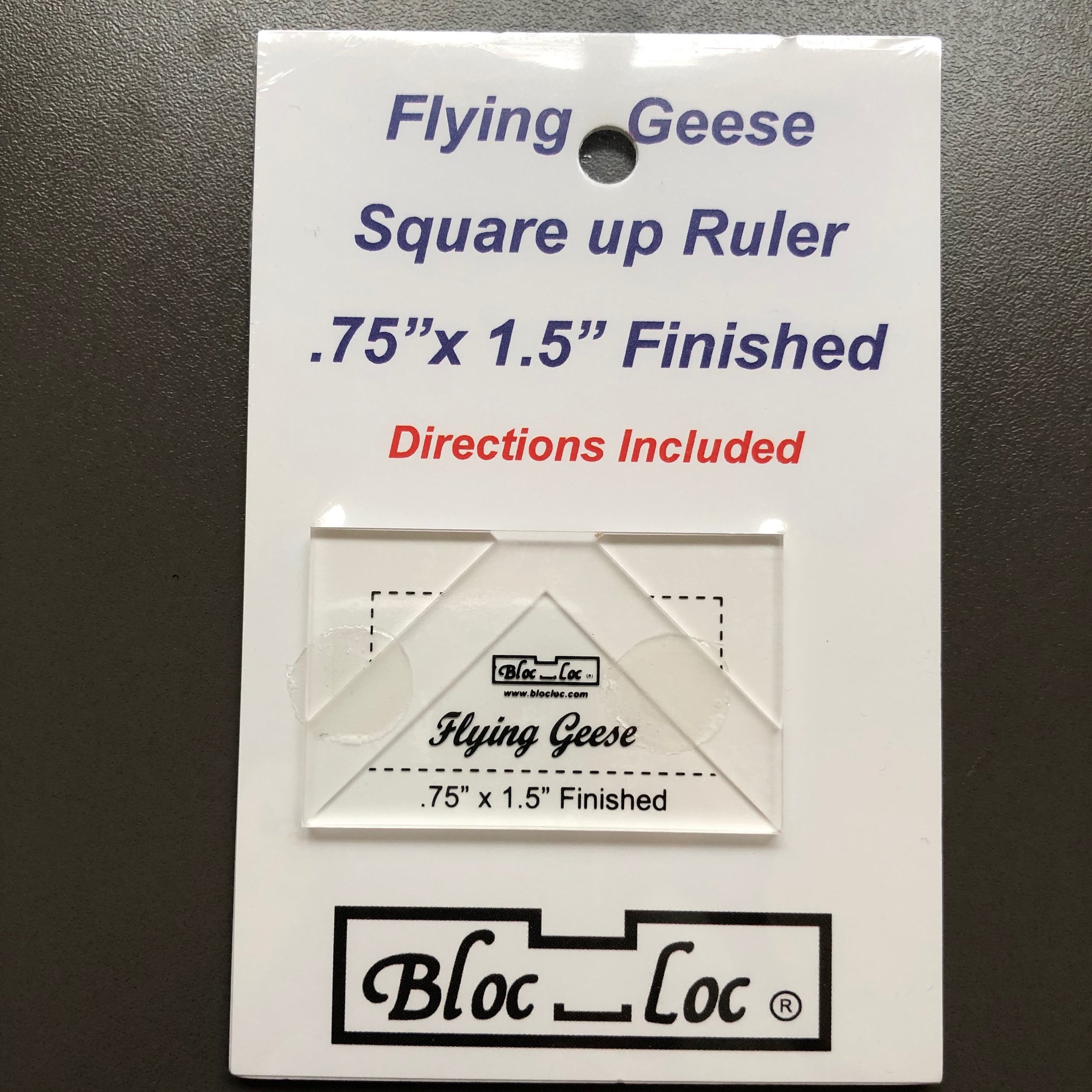 Bloc Loc Flying Geese Ruler .75 x 1.5