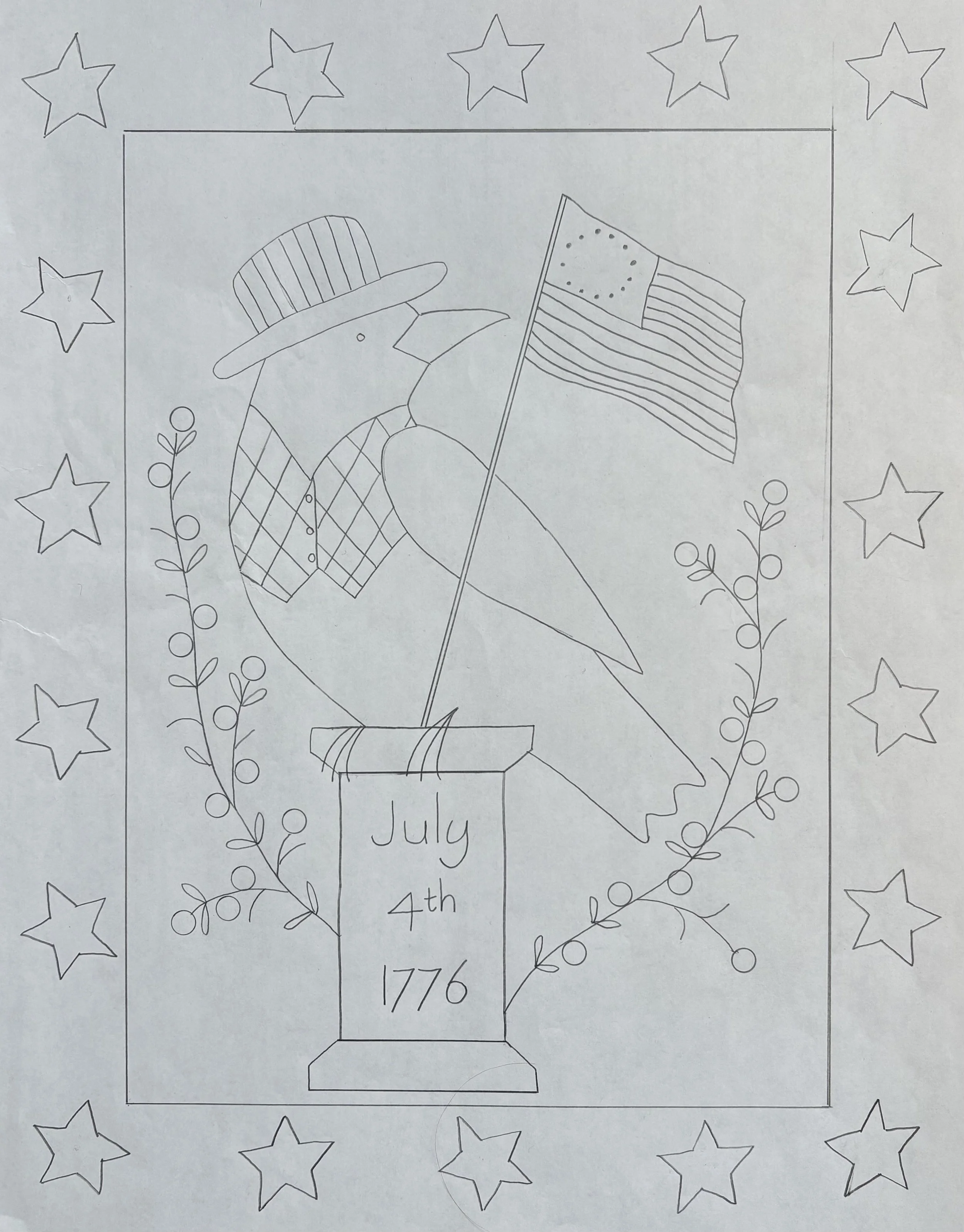 Americana 250th - Wool Applique