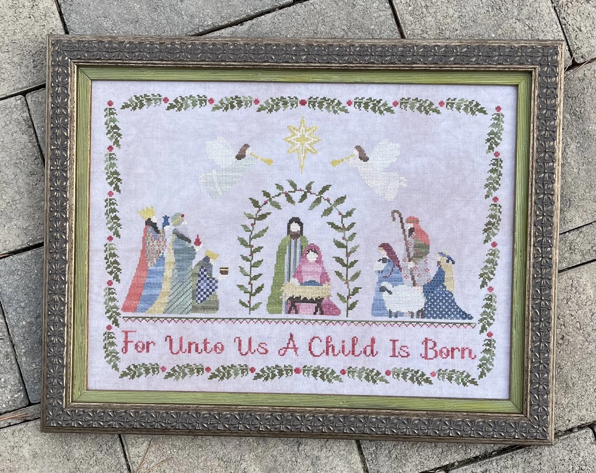 A Child is Born - Cross Stitch DD