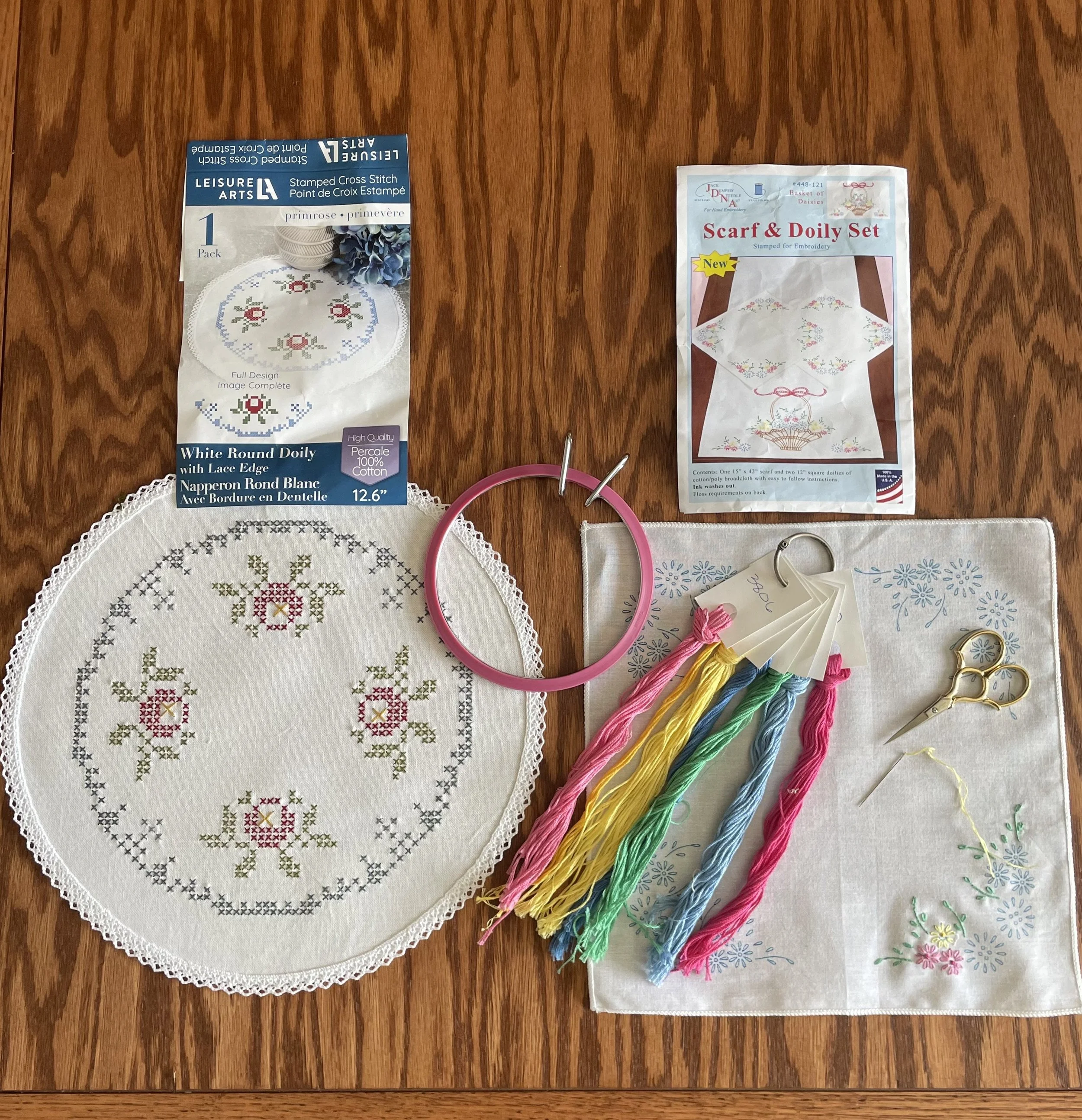 Stamped Embroidery