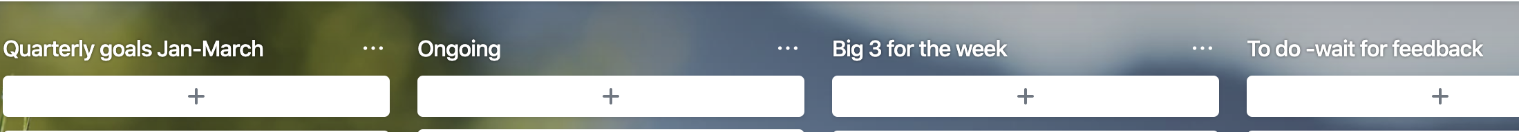 Screenshot of Asana Planning board by Flourish Online Management