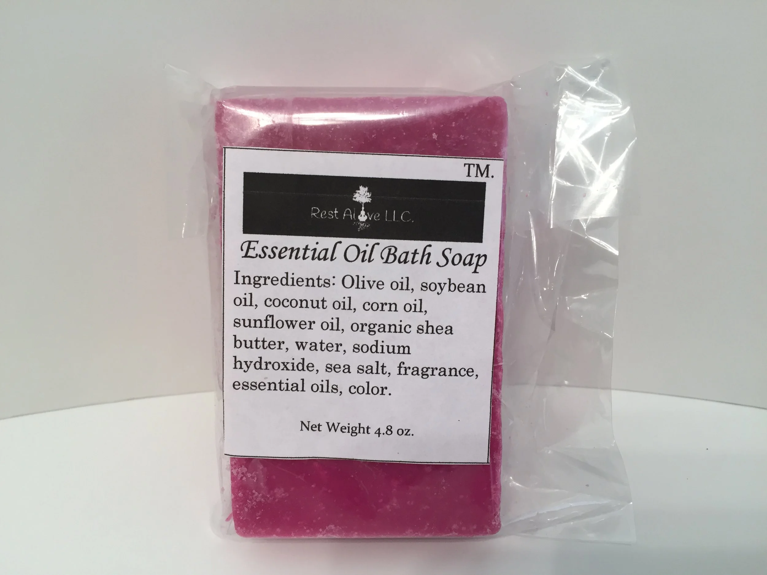 Raspberry Natural Sea Salt Scrub Essential Oils Bar Soap