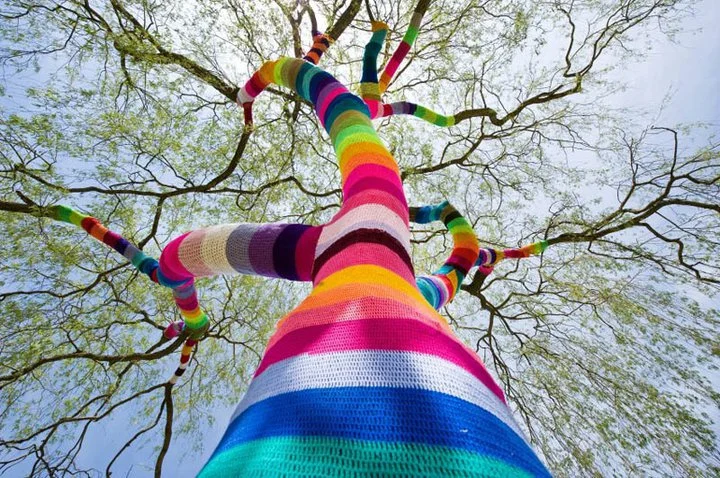 From Getting Bombed in Boise: Yarn Bombing and Libraries by Ruth Patterson Funabiki