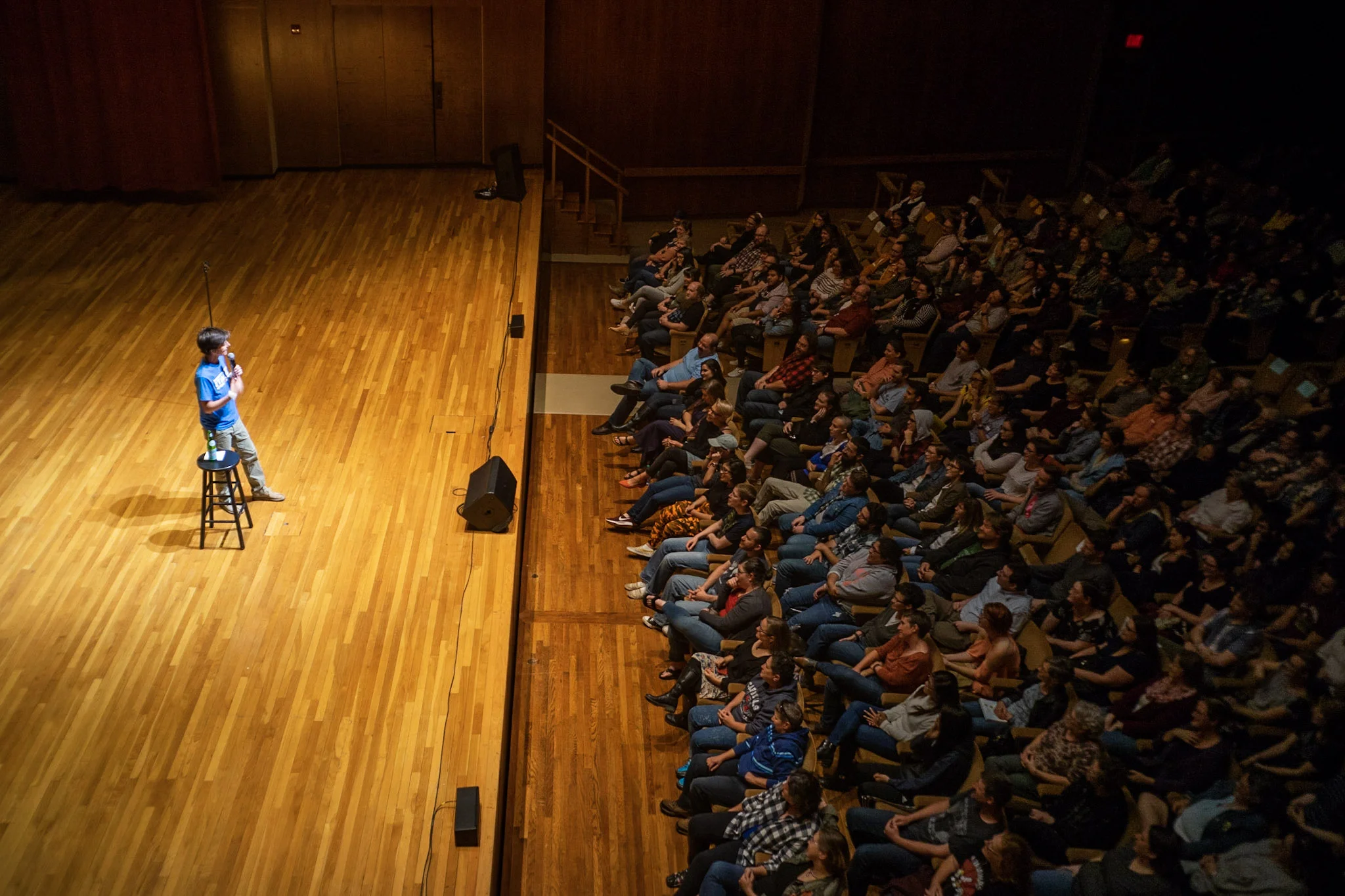 Comic Tig Notaro performing at Pygmalion 2018. Photo by Sam Logan.