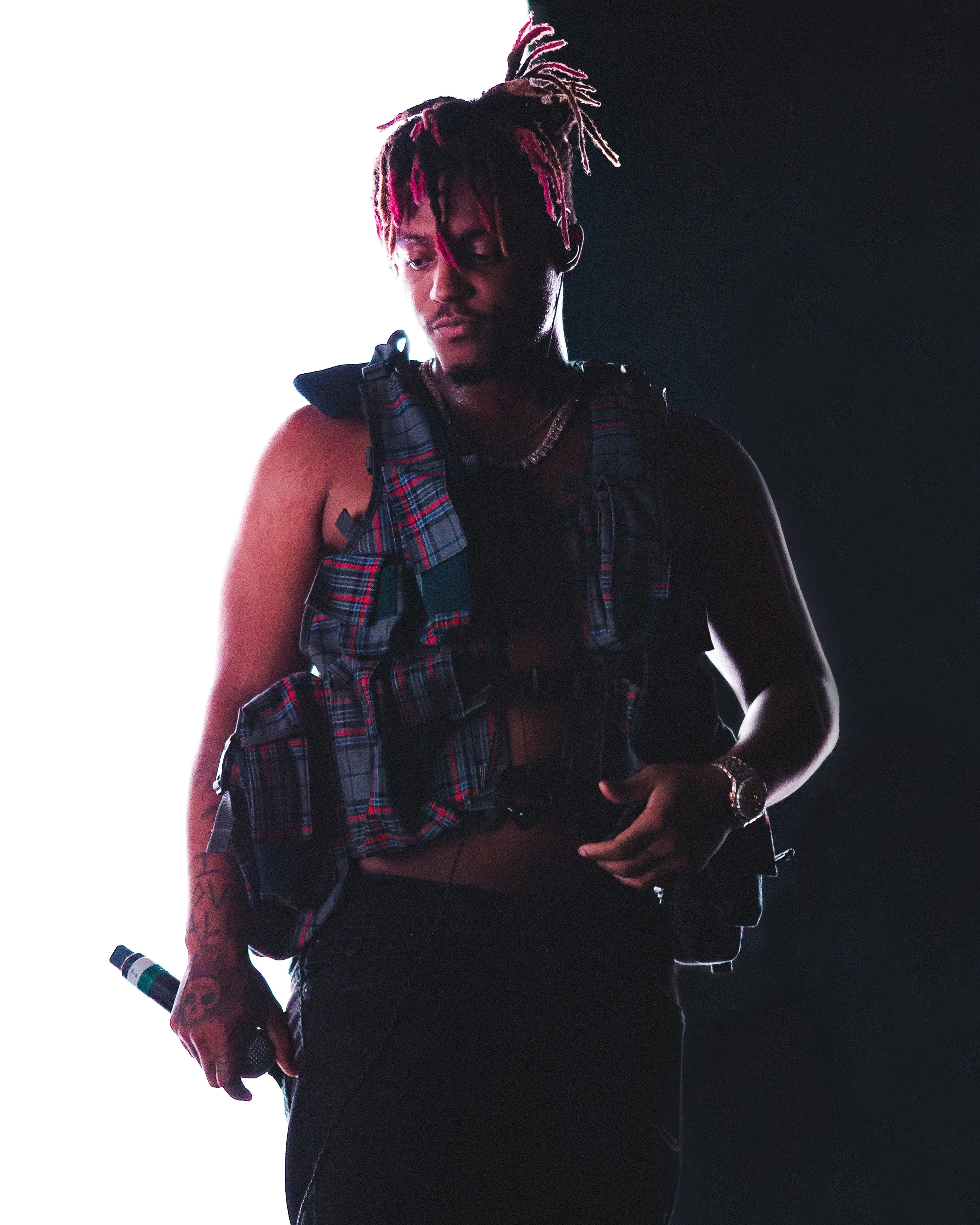 Juice WRLD shot by Steven Nunez at Lyrical Lemonade Summer Smash 2019.