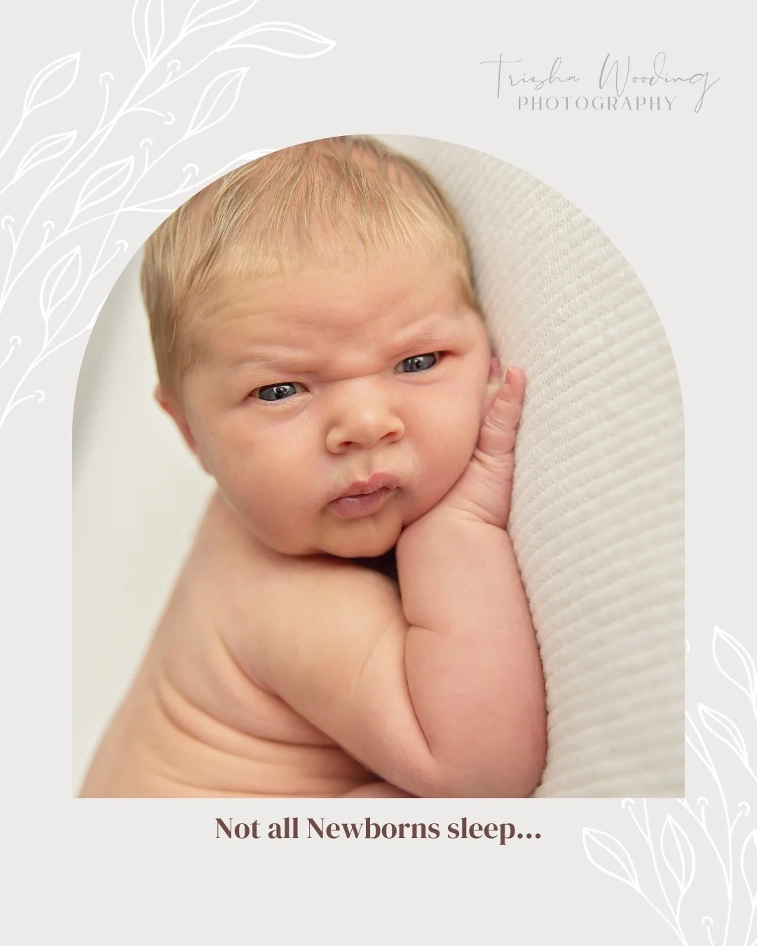One of the biggest worries parents have before a newborn session is &ldquo;What if my baby doesn&rsquo;t sleep?&rdquo;

The truth is, some babies don&rsquo;t.

And some of the most beautiful, meaningful images come from those moments.

Awake newborns