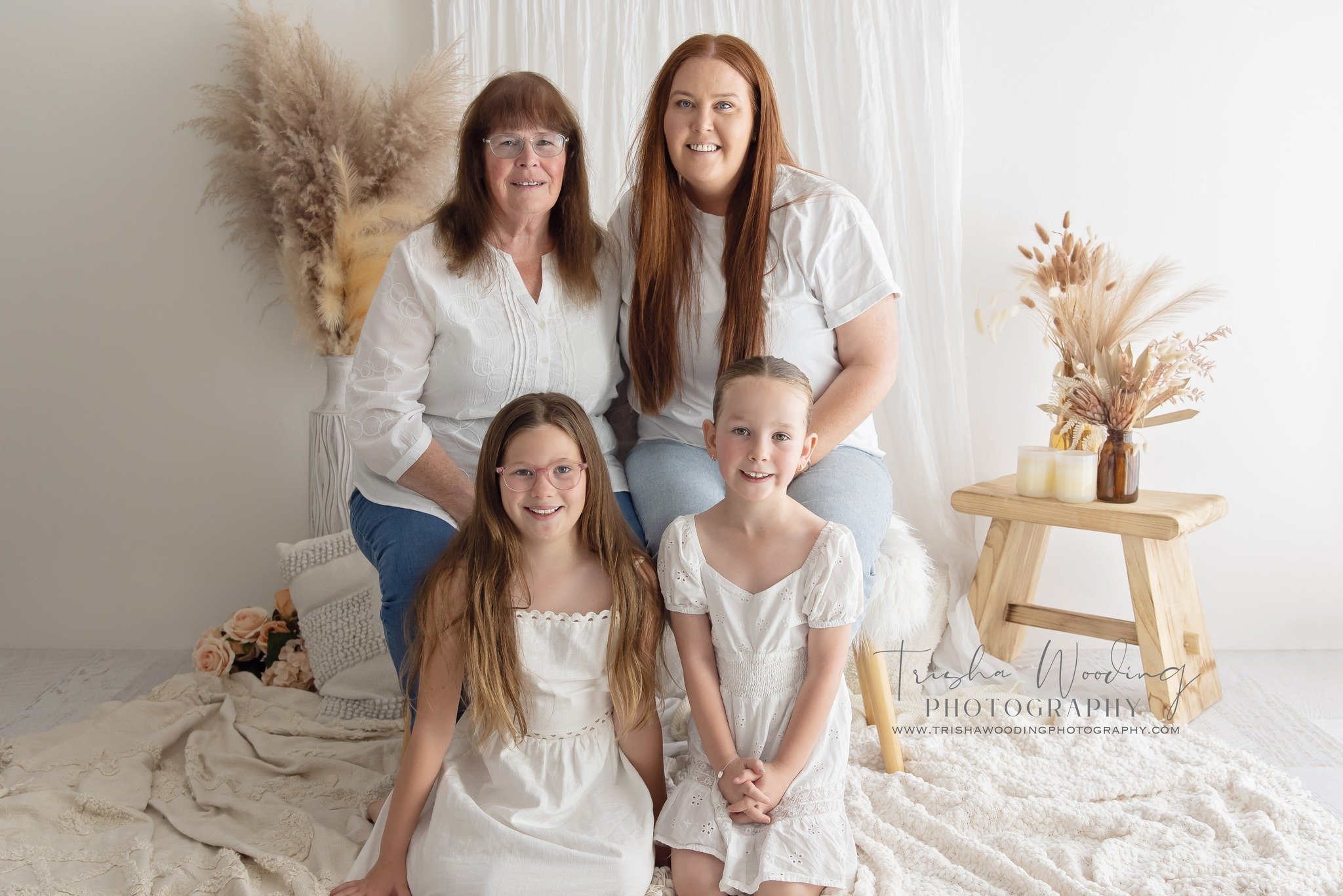 Nicole and her girls came in last year for their Mother's Day session and this year decided to bring mum/nan along for the photos! I'm so glad when we are able to capture multiple generations of amazing, gorgeous women in one photo!! This is the reas