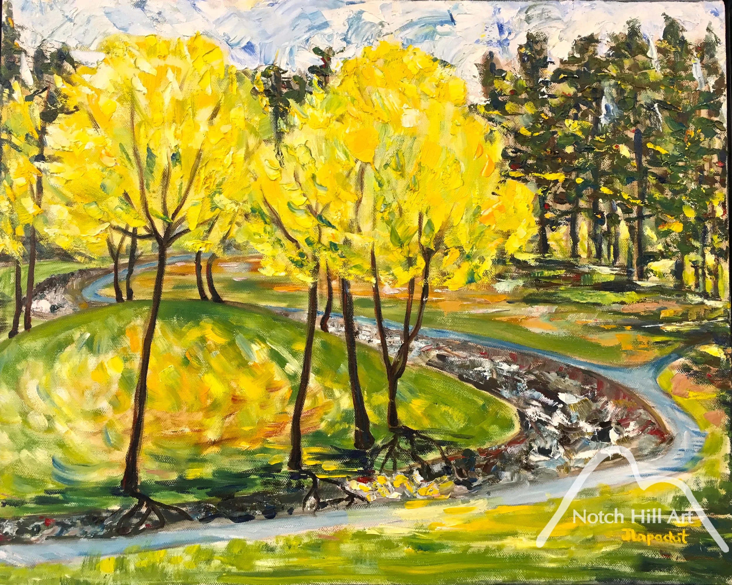 Leafing Out in Rainbow Park Oil