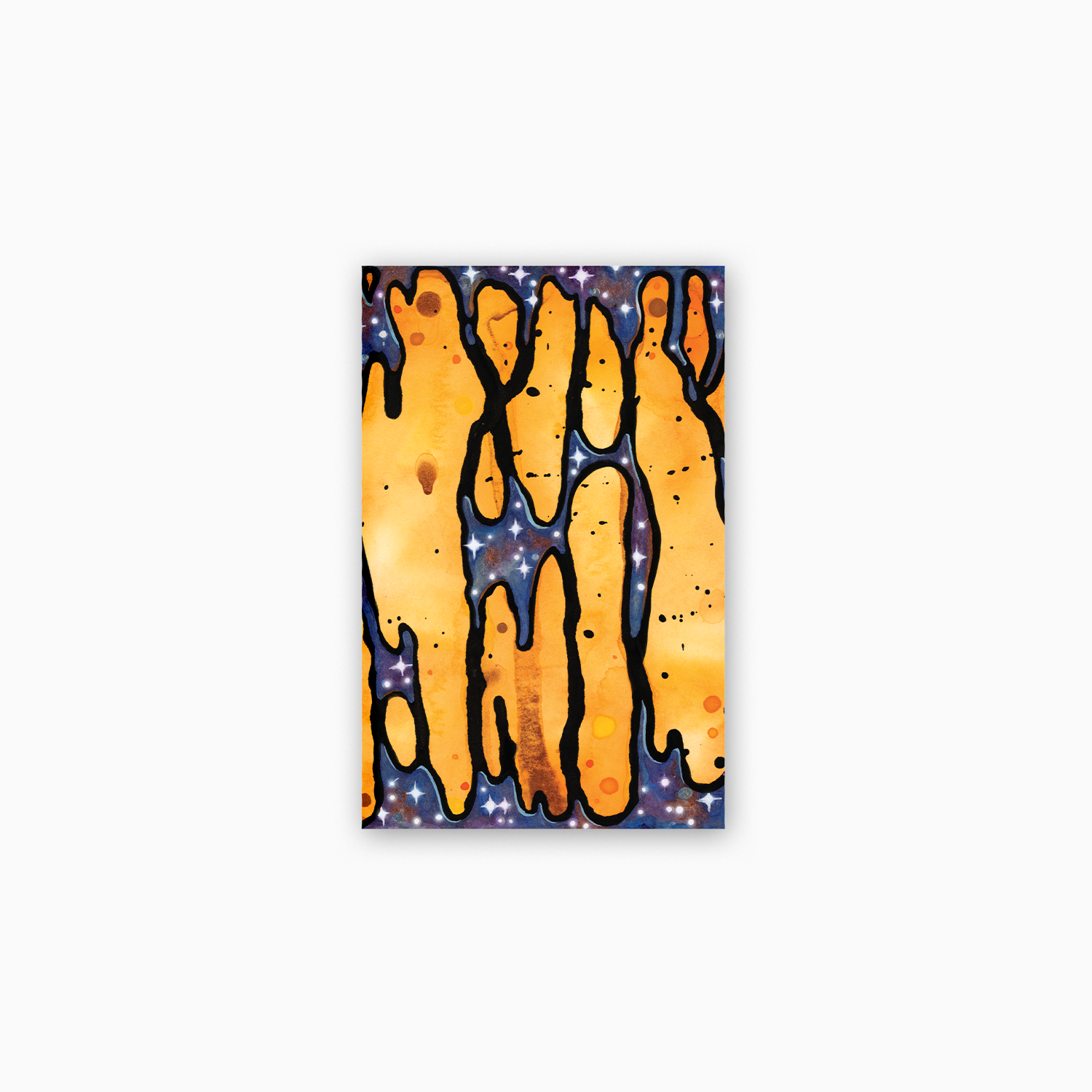 Mini Notebook #20 - Pumpkin Galaxy