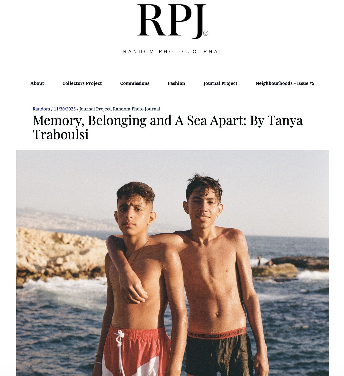   Random Photo Journal  