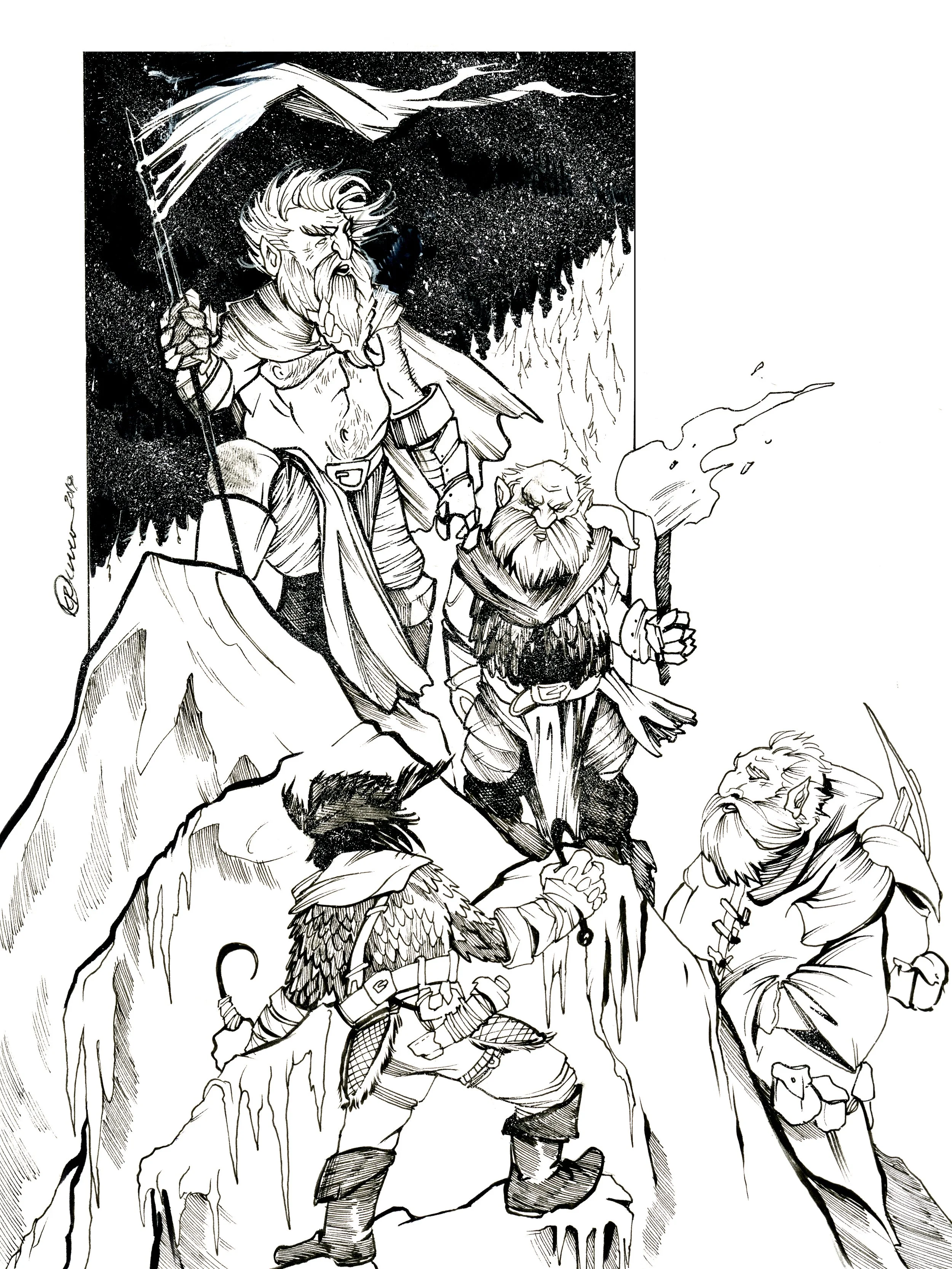 Inktober 8-31 DWARVES.jpeg