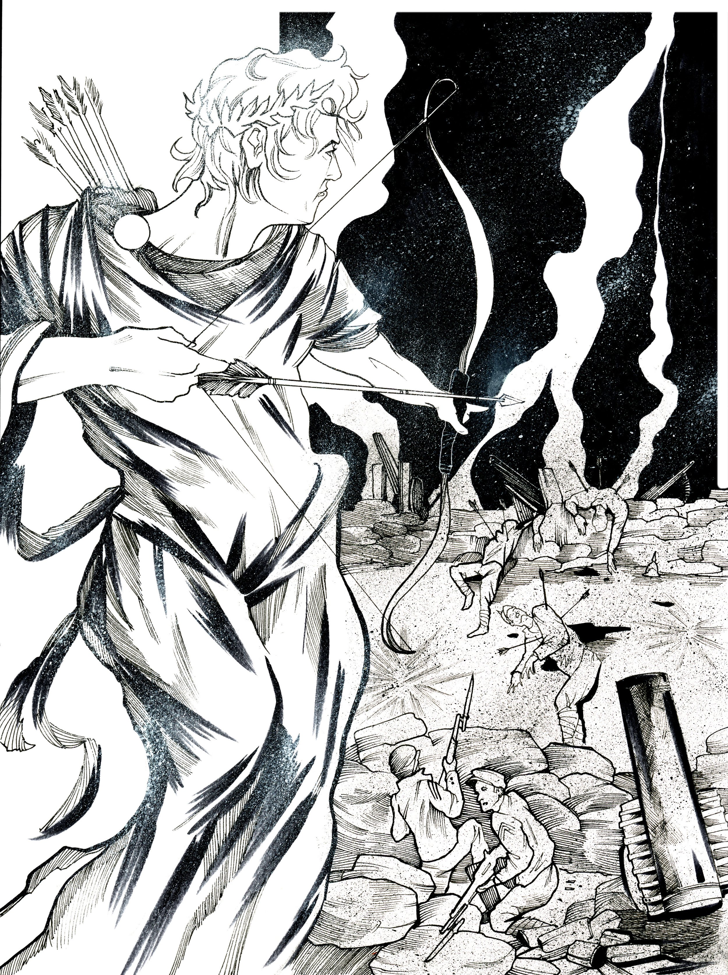 Inktober 30:31- ANGELS OF MONS.jpeg