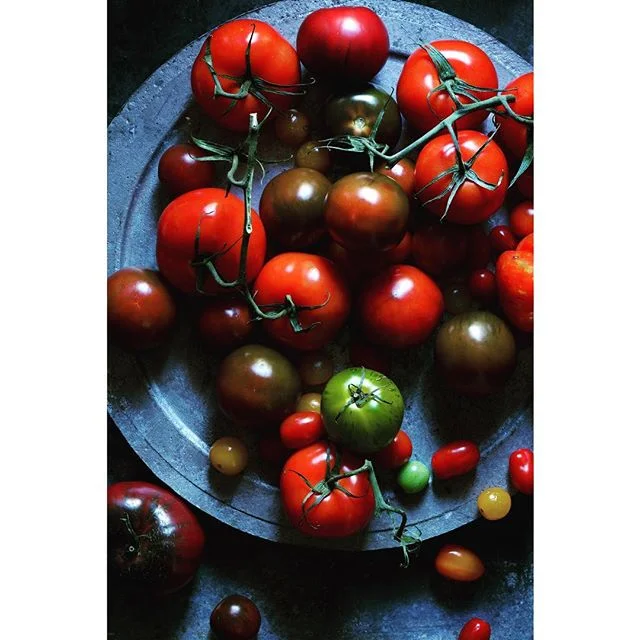 the tomatoes . 📷 @joefilshie @joe_filshie_gallery #tomatoes #chasinglight #foodstylist #foodphotography #fruit #feedfeed #f52grams #summerfruit