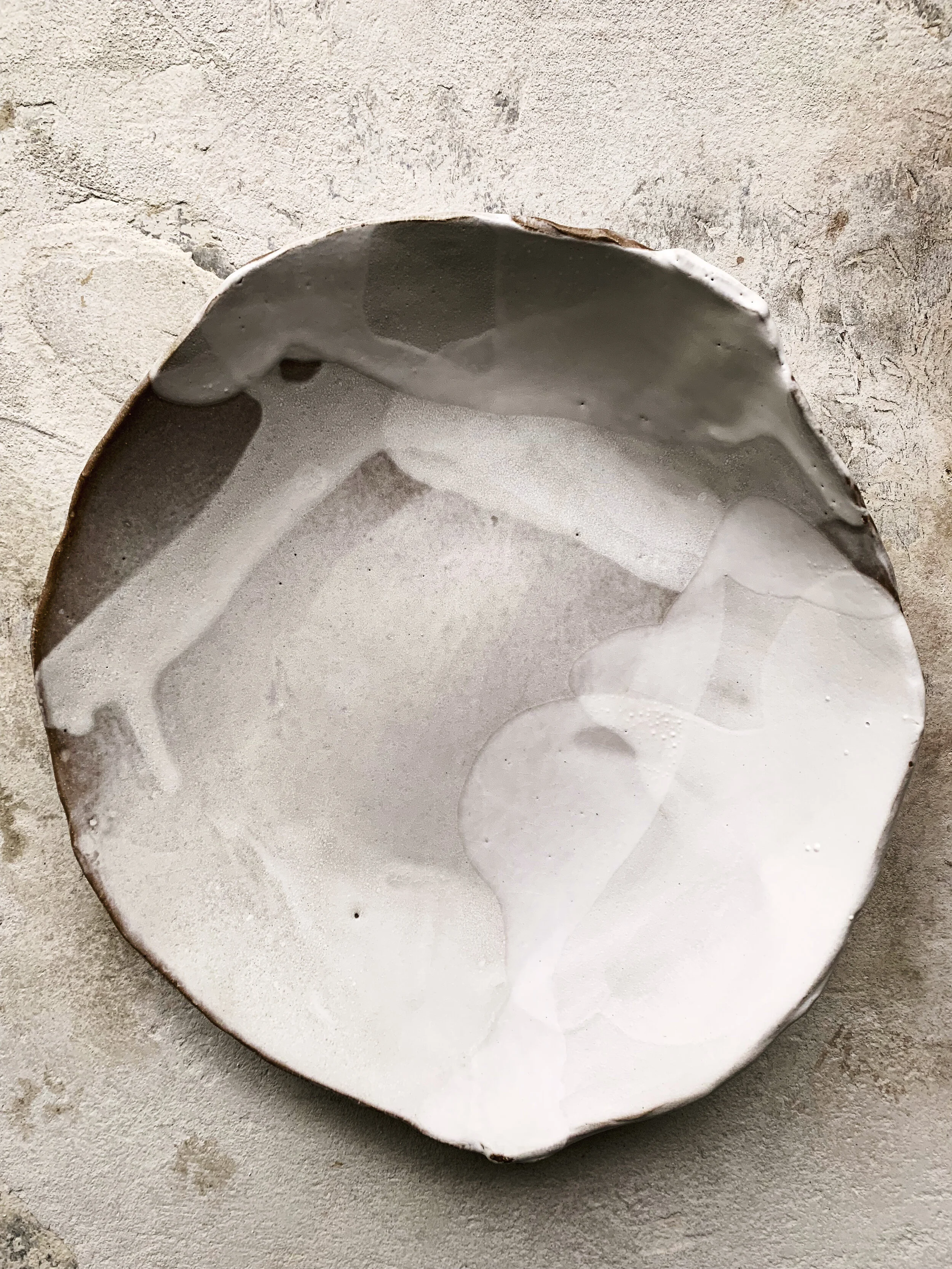 abstract serving bowl