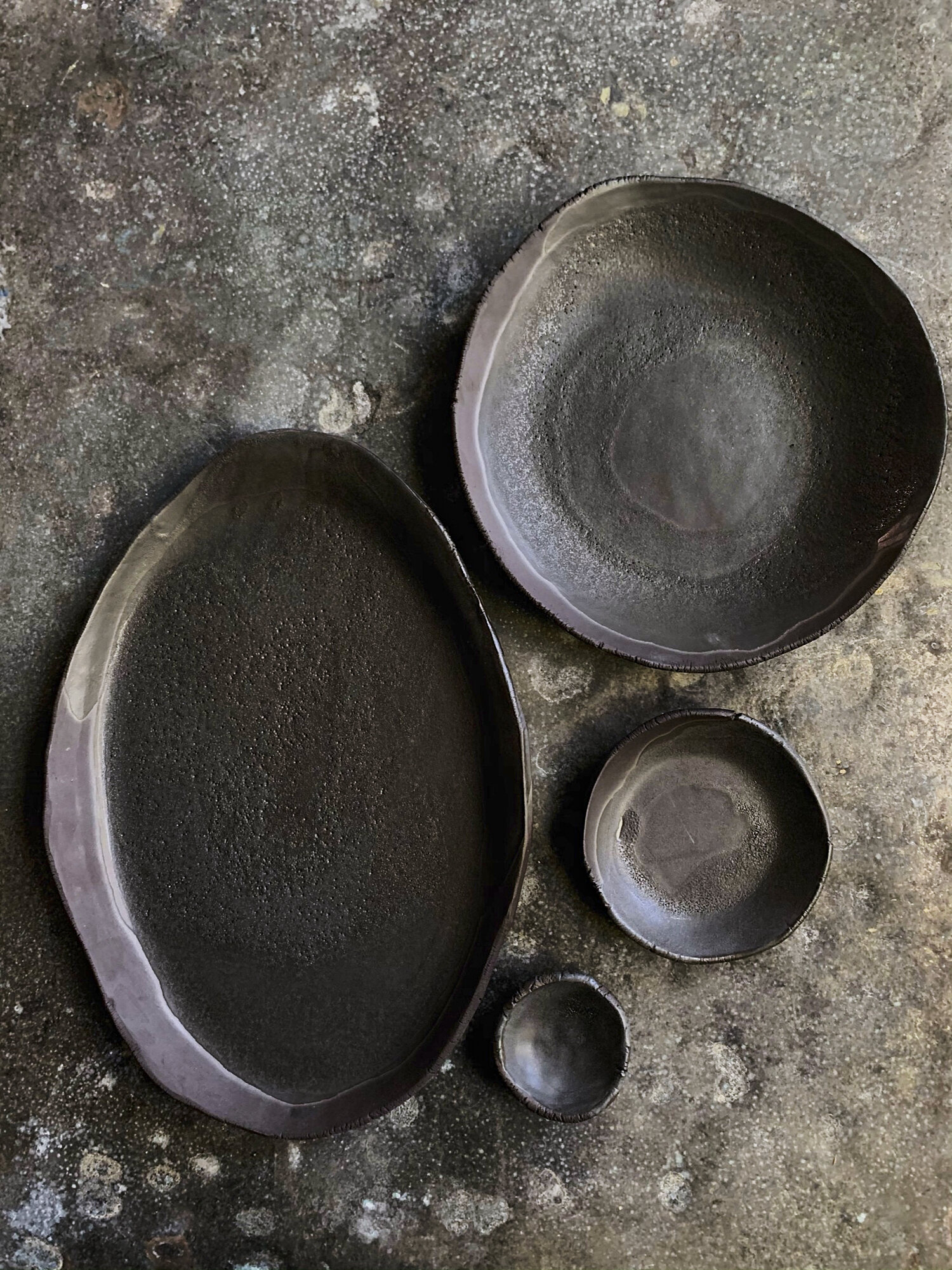 black honeycomb crunch set