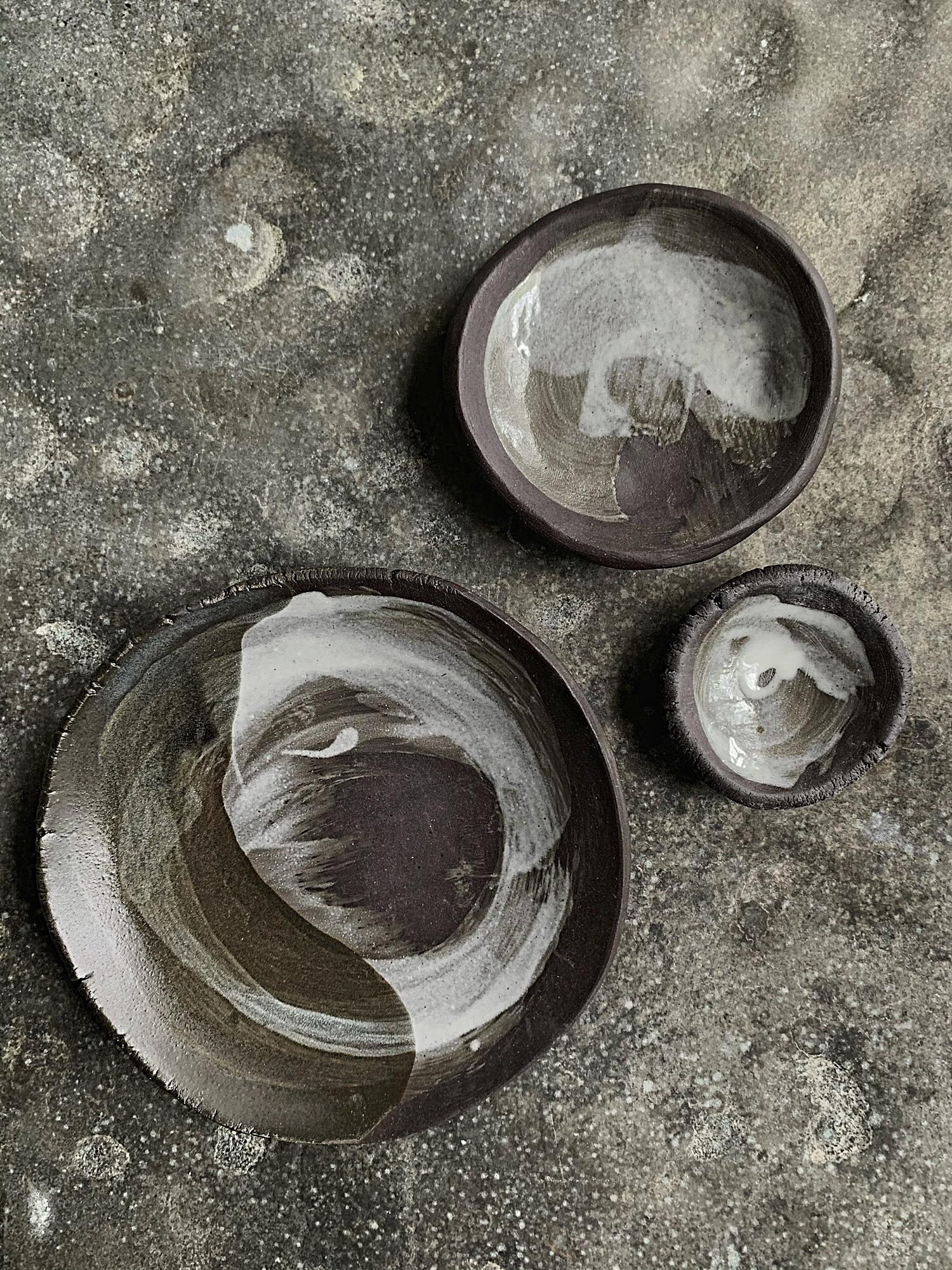 i used to paint. little bowls