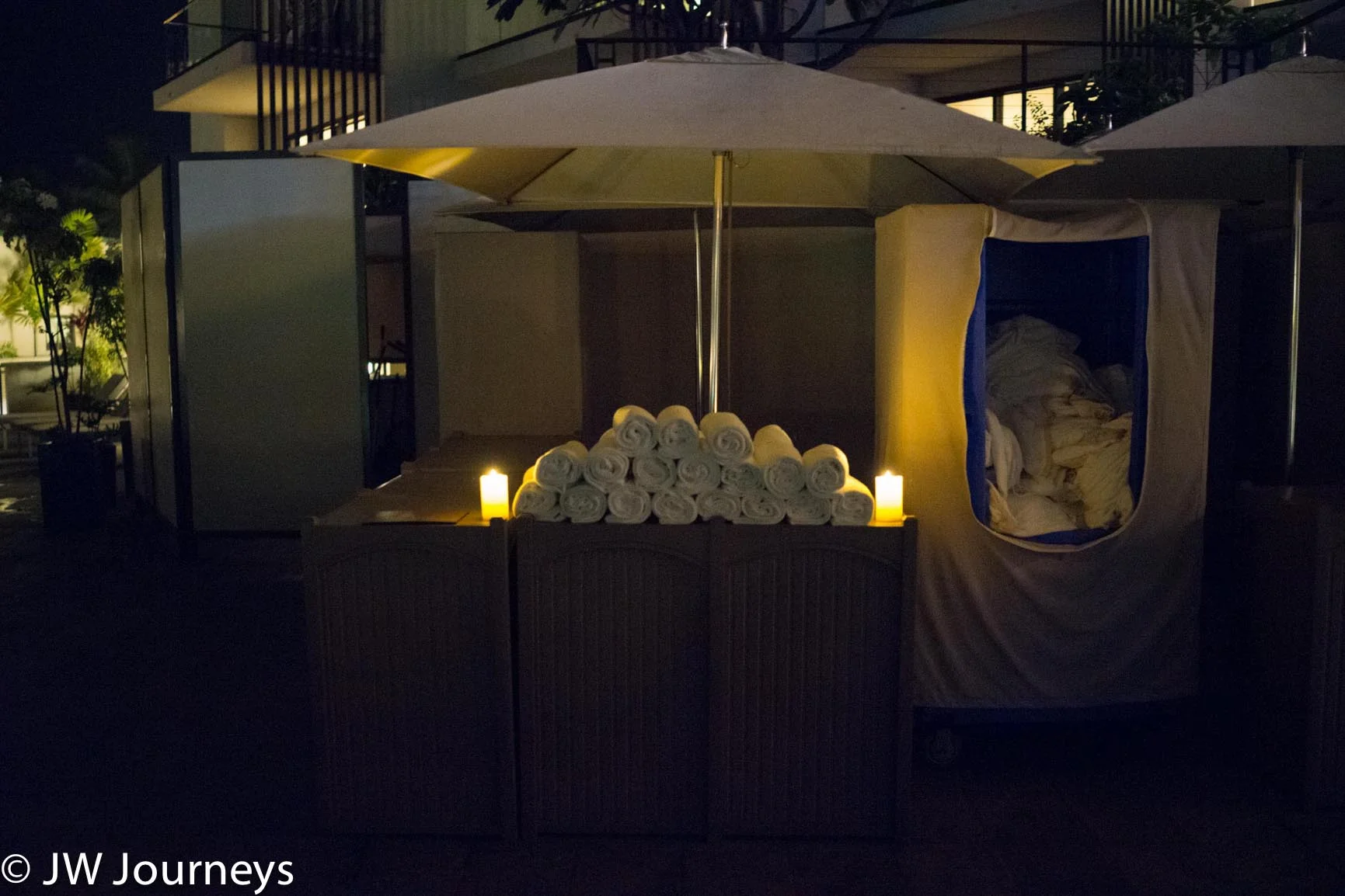 Andaz Maui at Wailea Resort in Hawaii self serve after hours towels