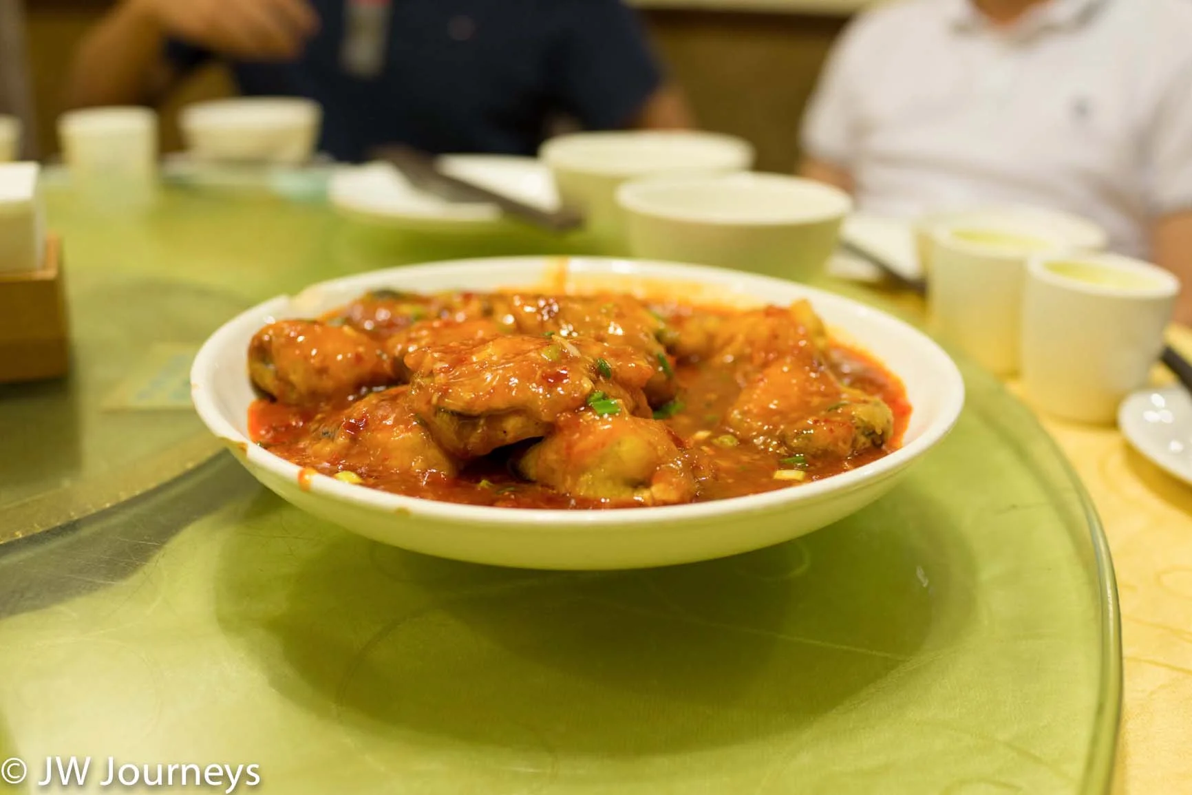 TianTian restaurant 天添饭店 fried stuffed eggplant
