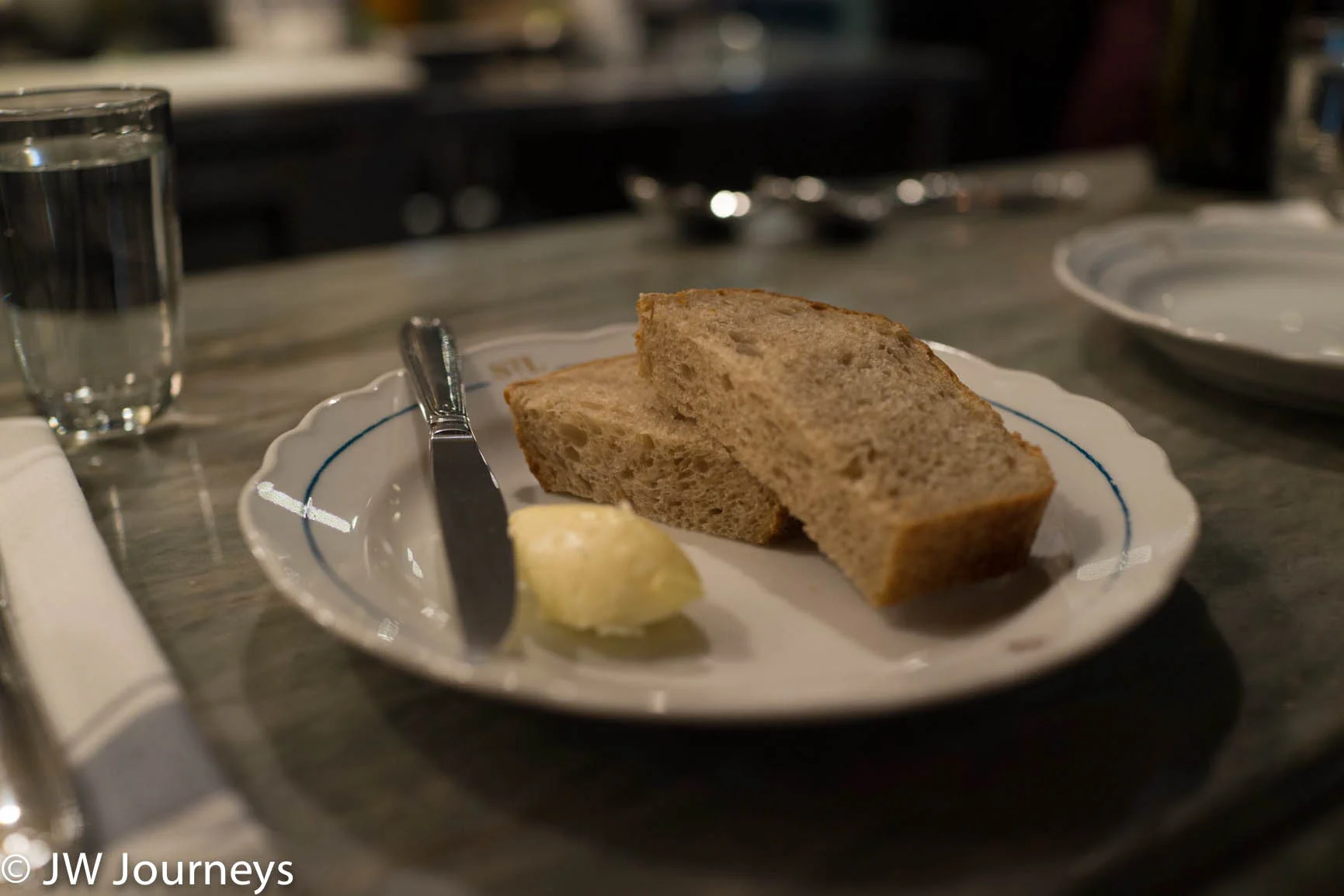 St. Lawrence Restaurant bread and butter