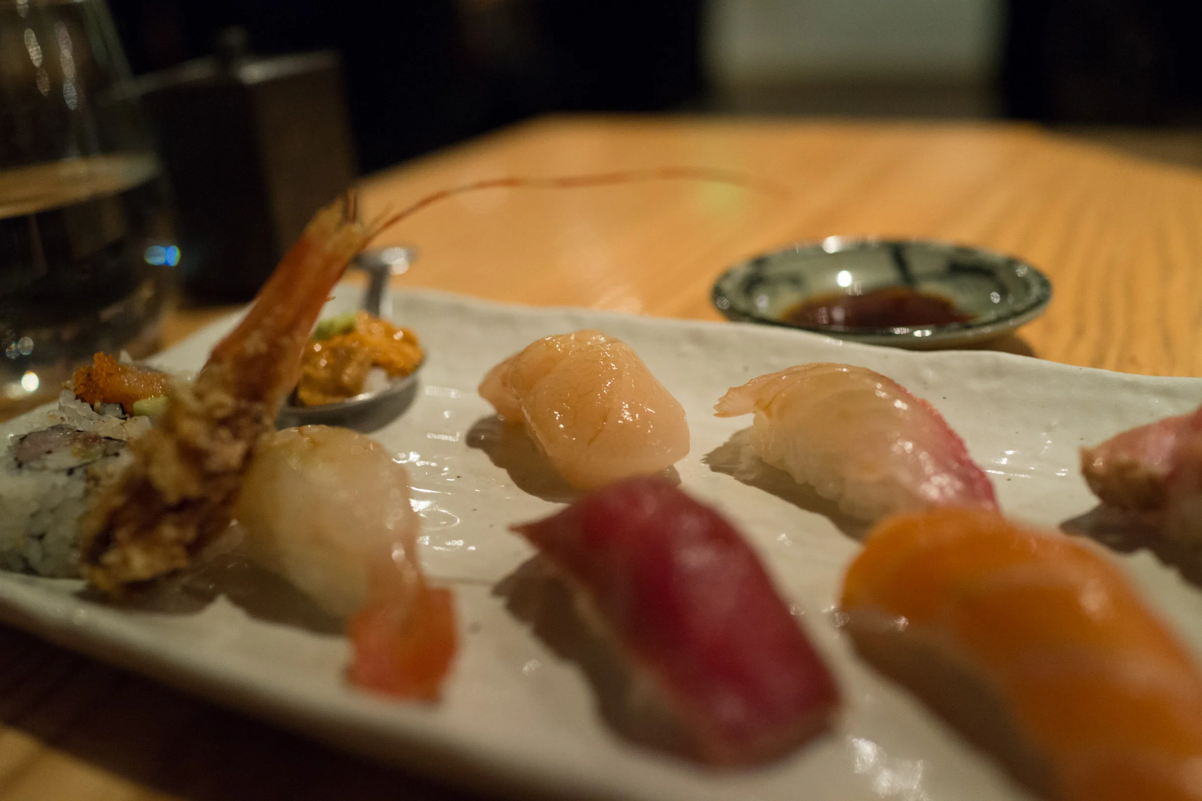 Sushi Kashiba sushi and spot prawn