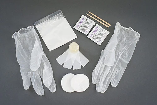 We offer a complete single-use kit that is ideal for exams. Best of all, it doesn't need warming to use.