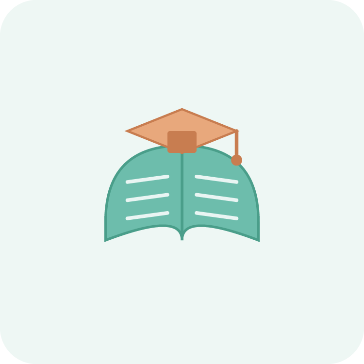 A badge with a red star in the center, surrounded by two concentric circles (red and green), and two ribbon tails at the bottom.