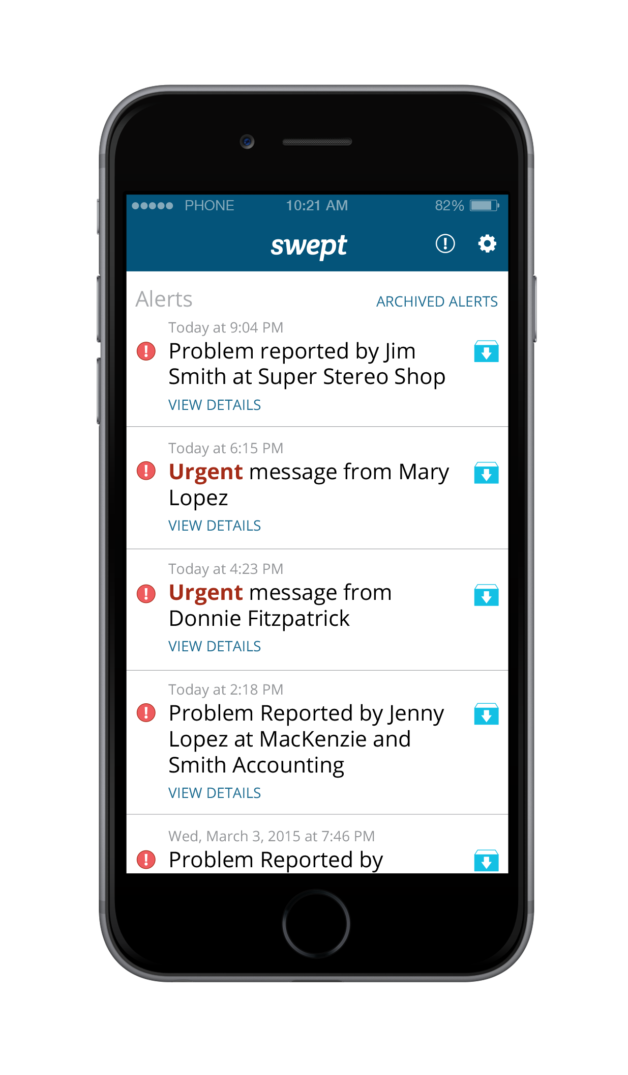 Swept App