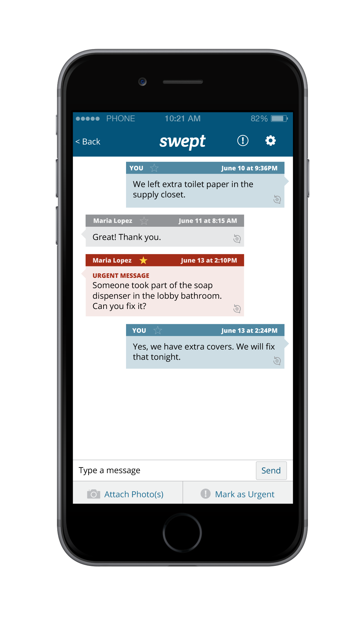Swept App