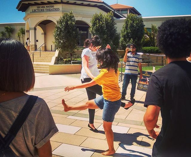 Hot, but awesome fun - Swing Dance class at #masseyuniversity for O Week! Come join us for weekly classes! #auckland #northshoreauckland #nz🇳🇿