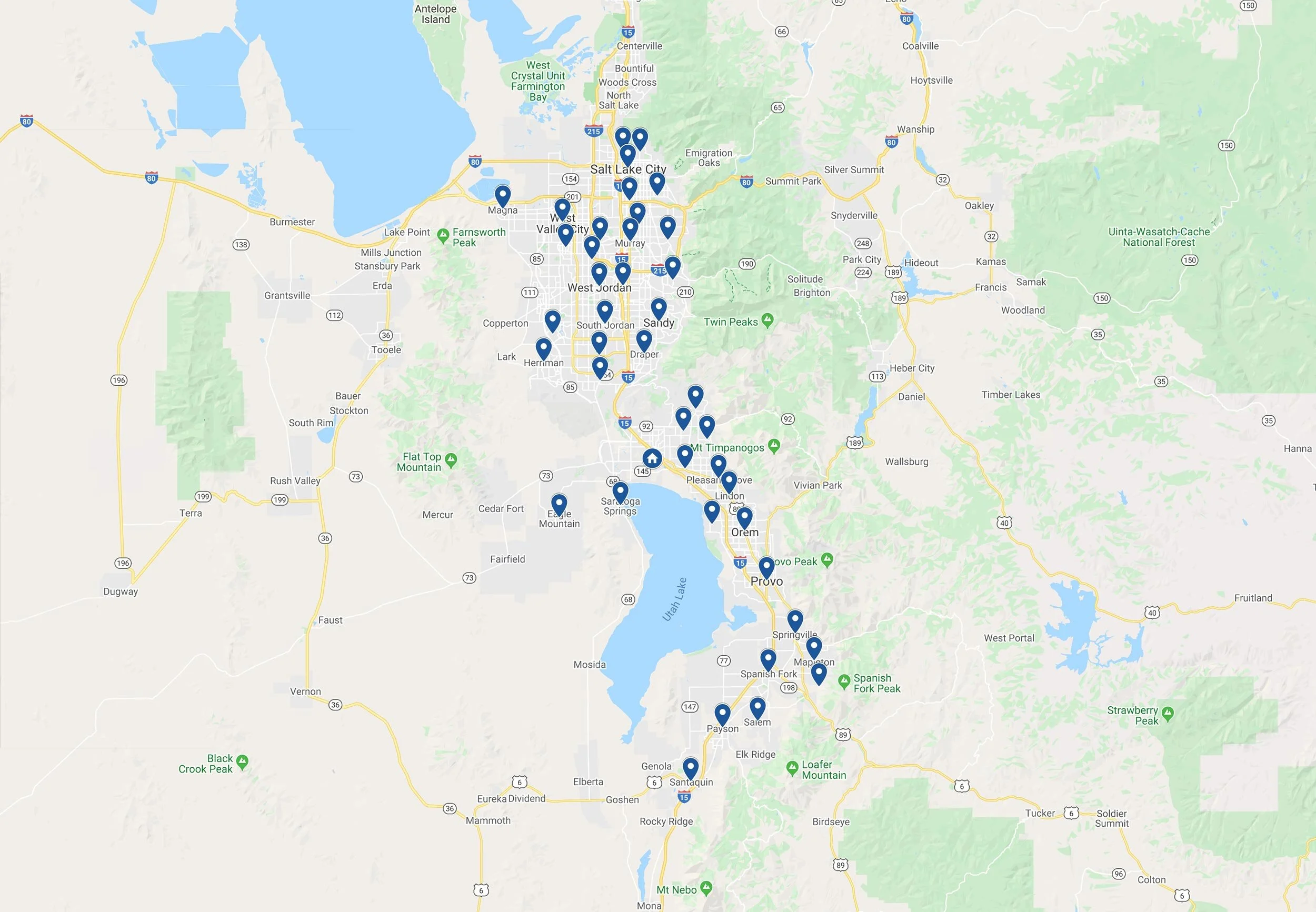 Service Areas