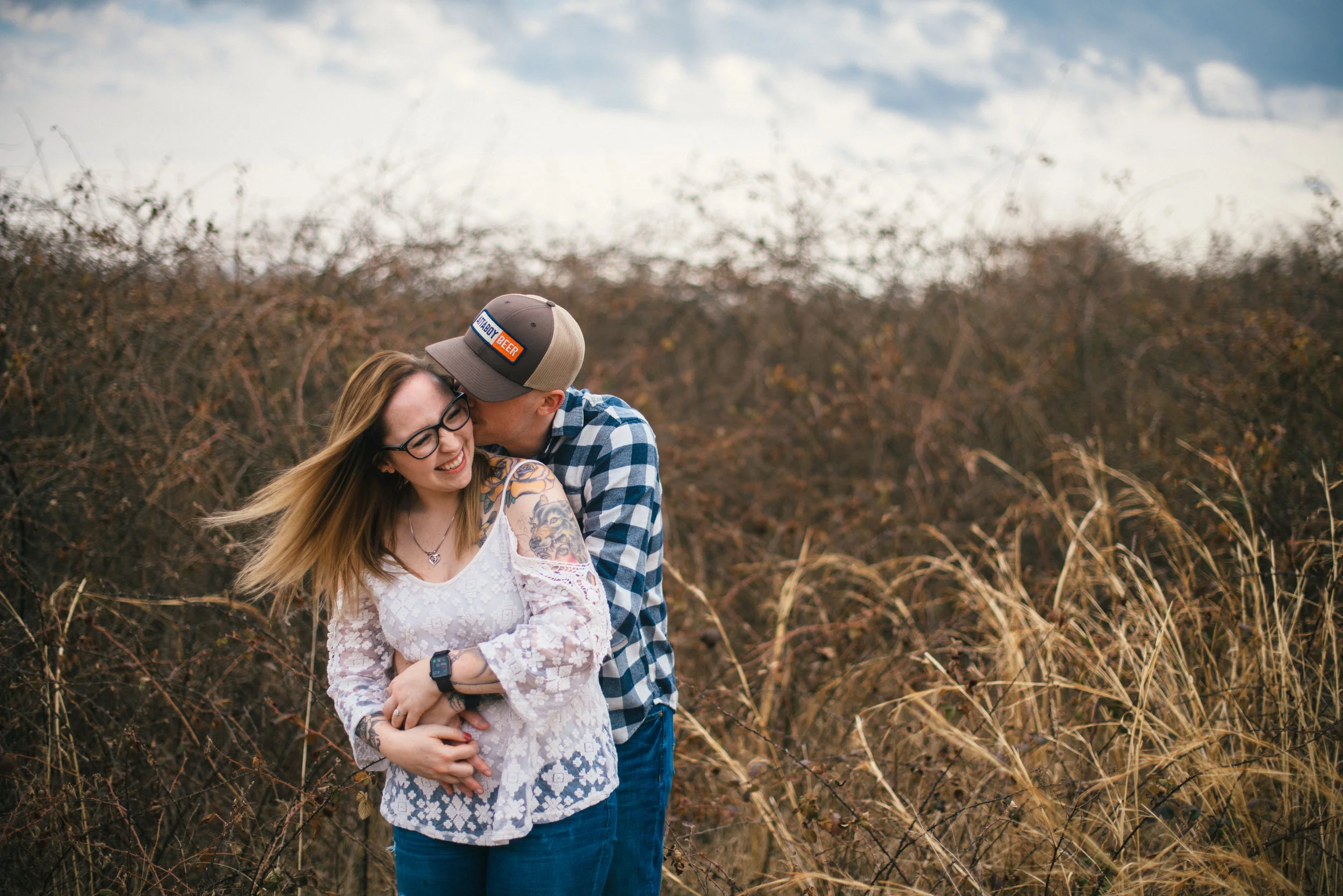 Engagement Photos with Jenn & Spencer at Vanish Brewery Leesburg, Virgina +