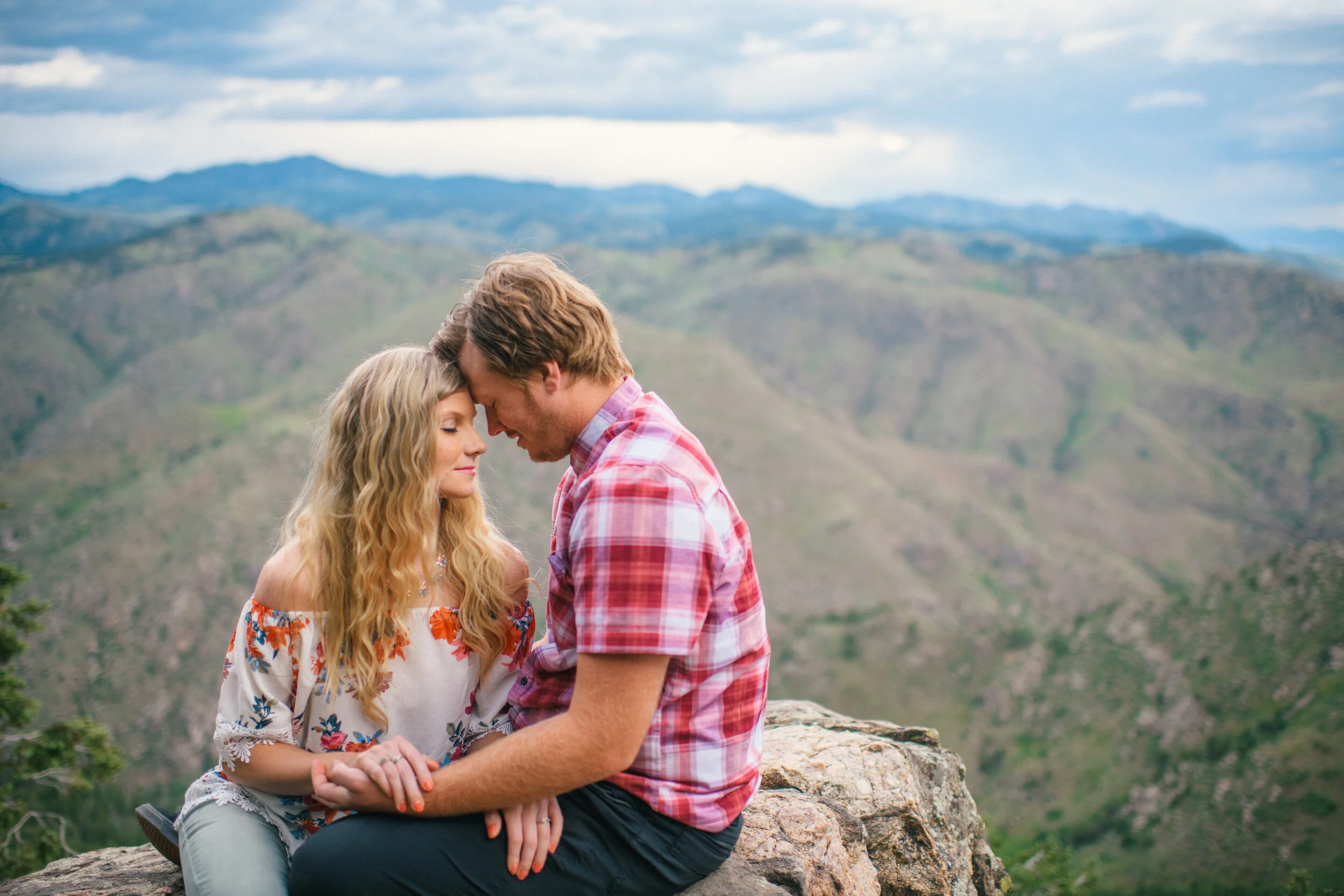 Nick and Heather's Engagement Photos Boulder Colorado 