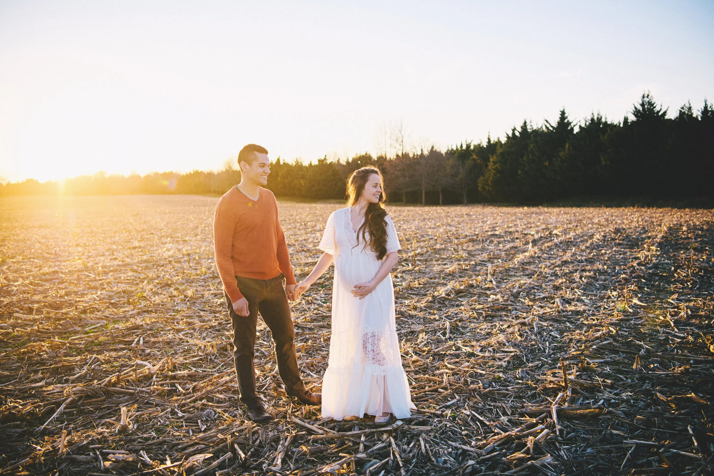 Megan and Matthews Maternity Photos Frederick Maryland 