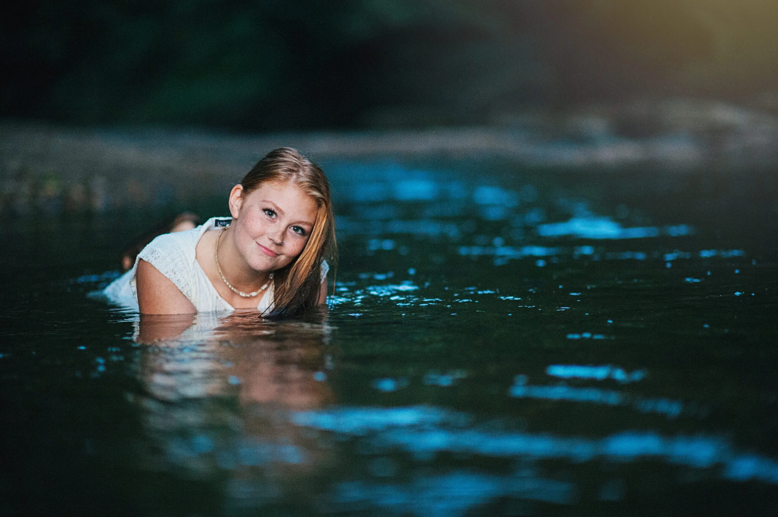 Tara's water portrait session Frederick Maryland 