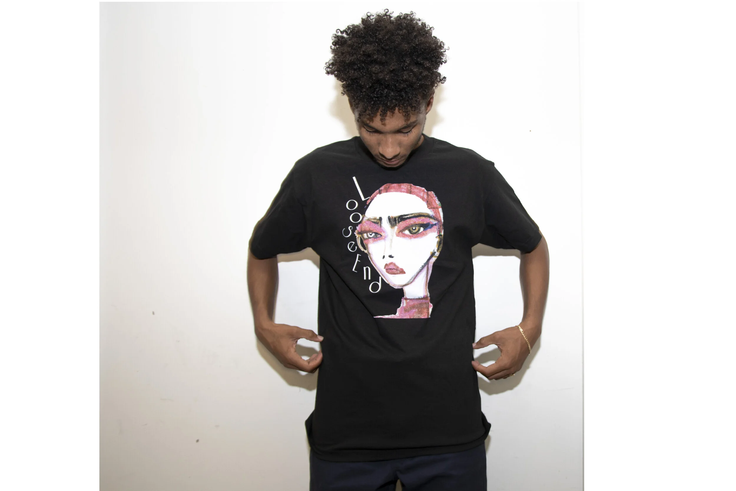 Vogue 90s Black Tee