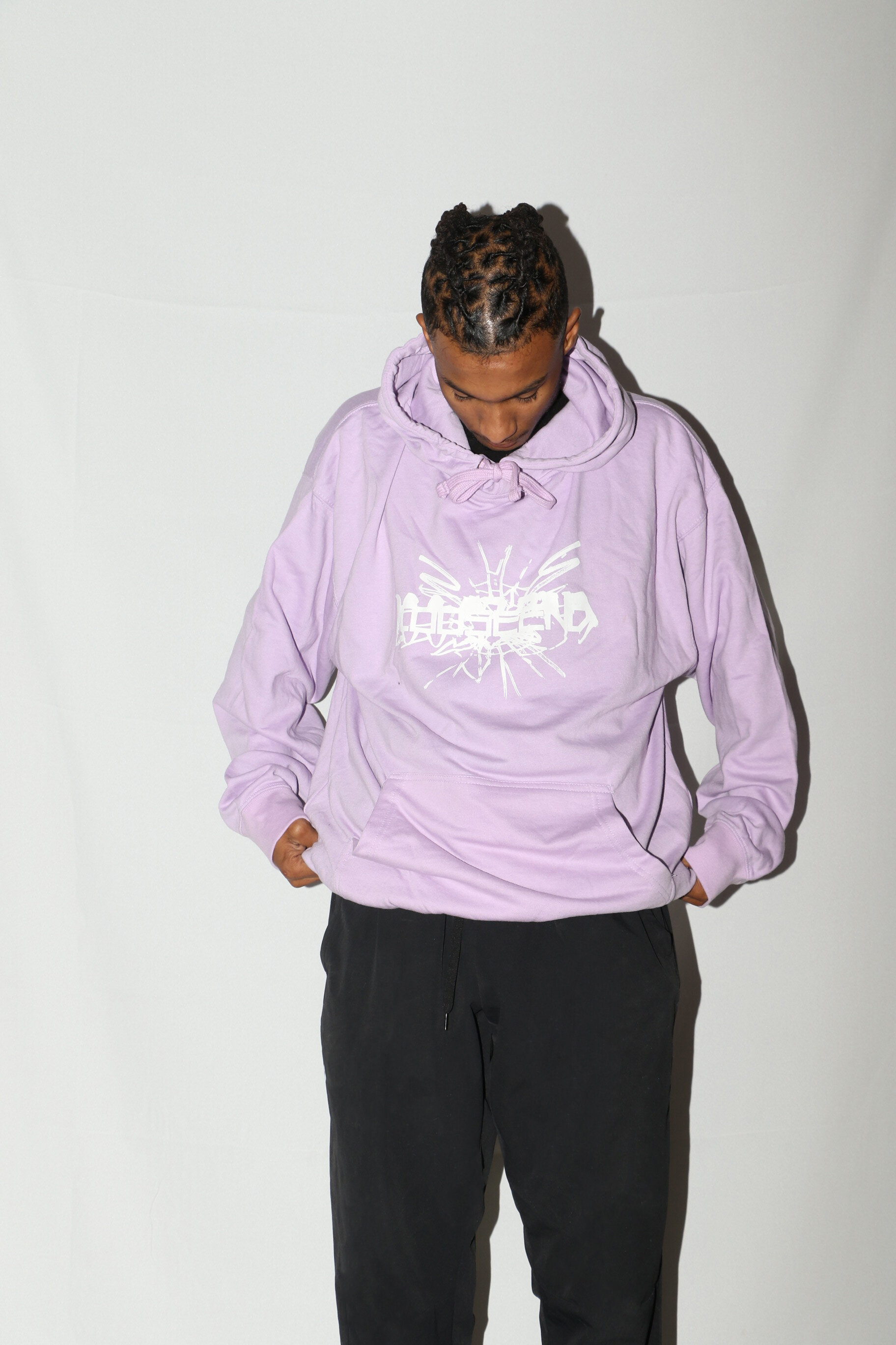 Shattered Glass Lavender Hoodie